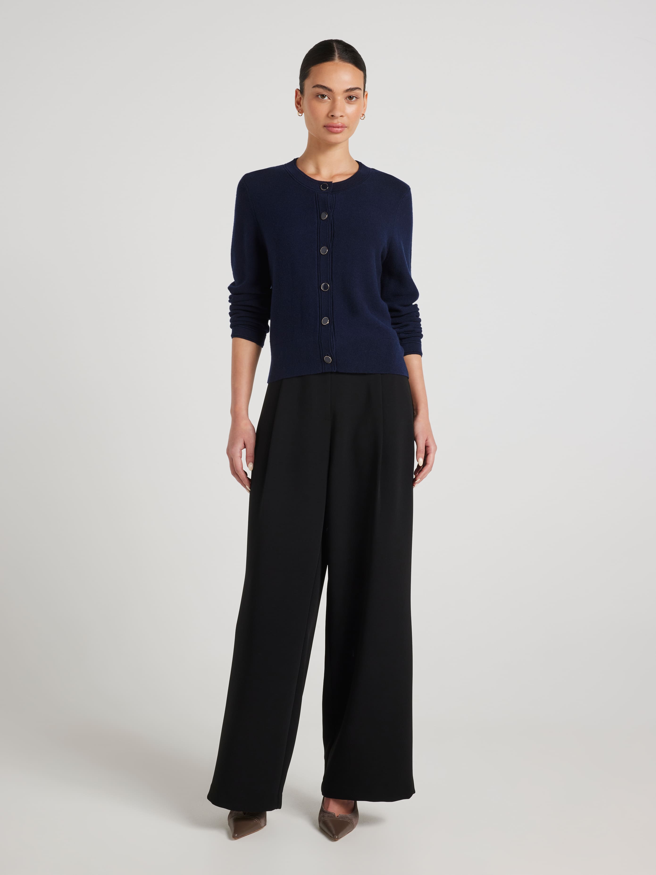 Chelsea Enamel Button Cardigan