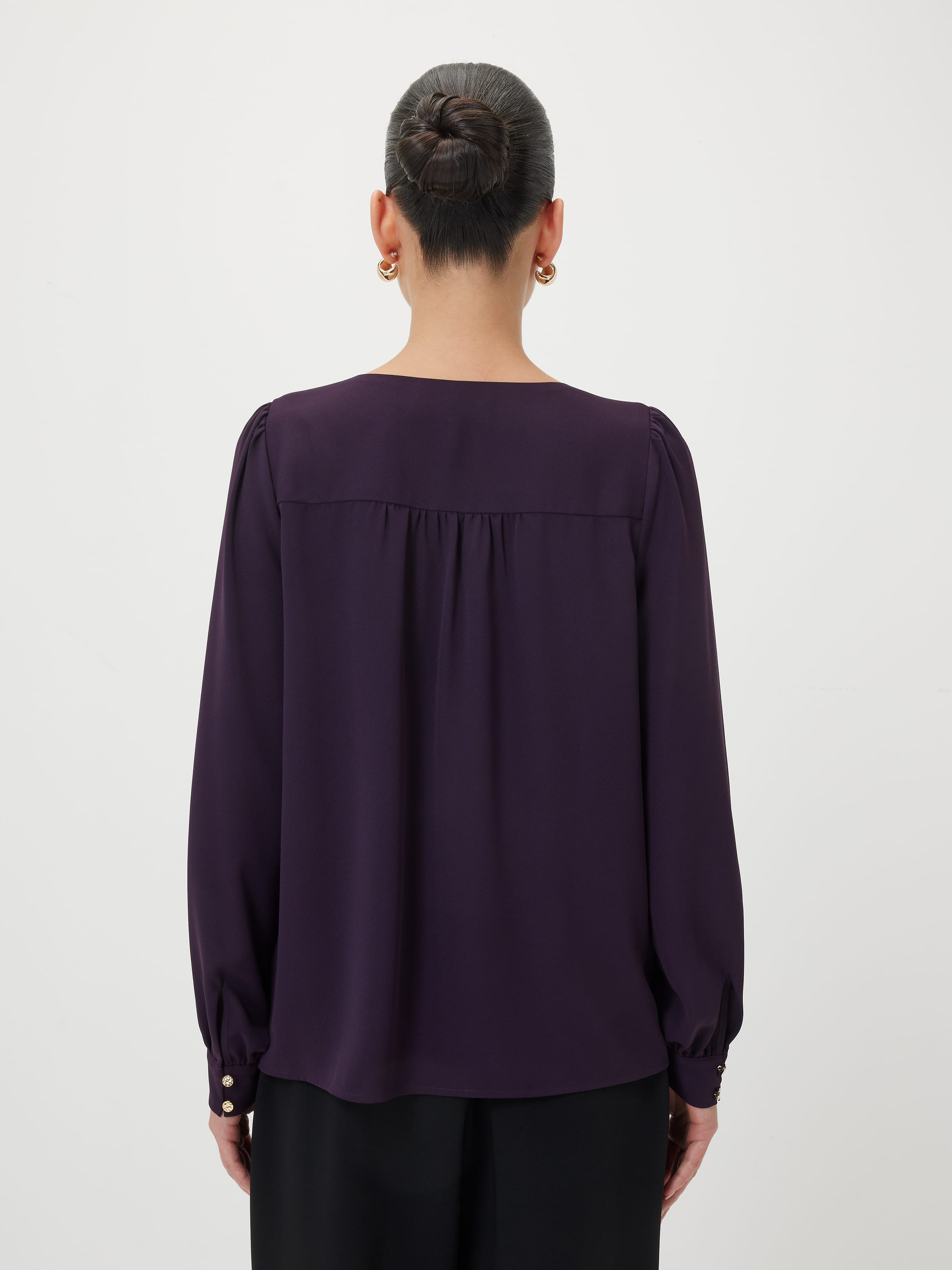 Violet V Neck Shell Top