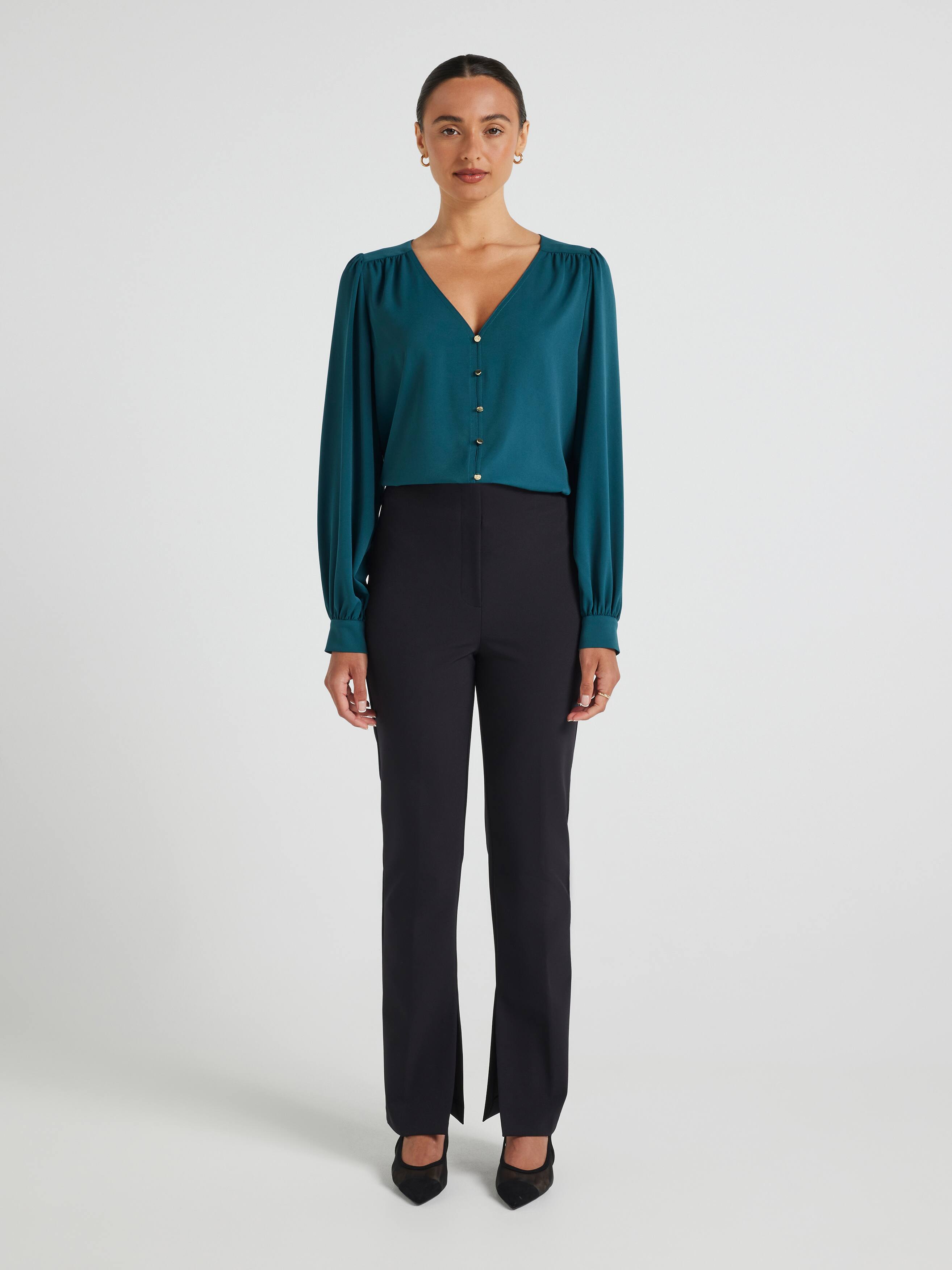 Violet V Neck Shell Top