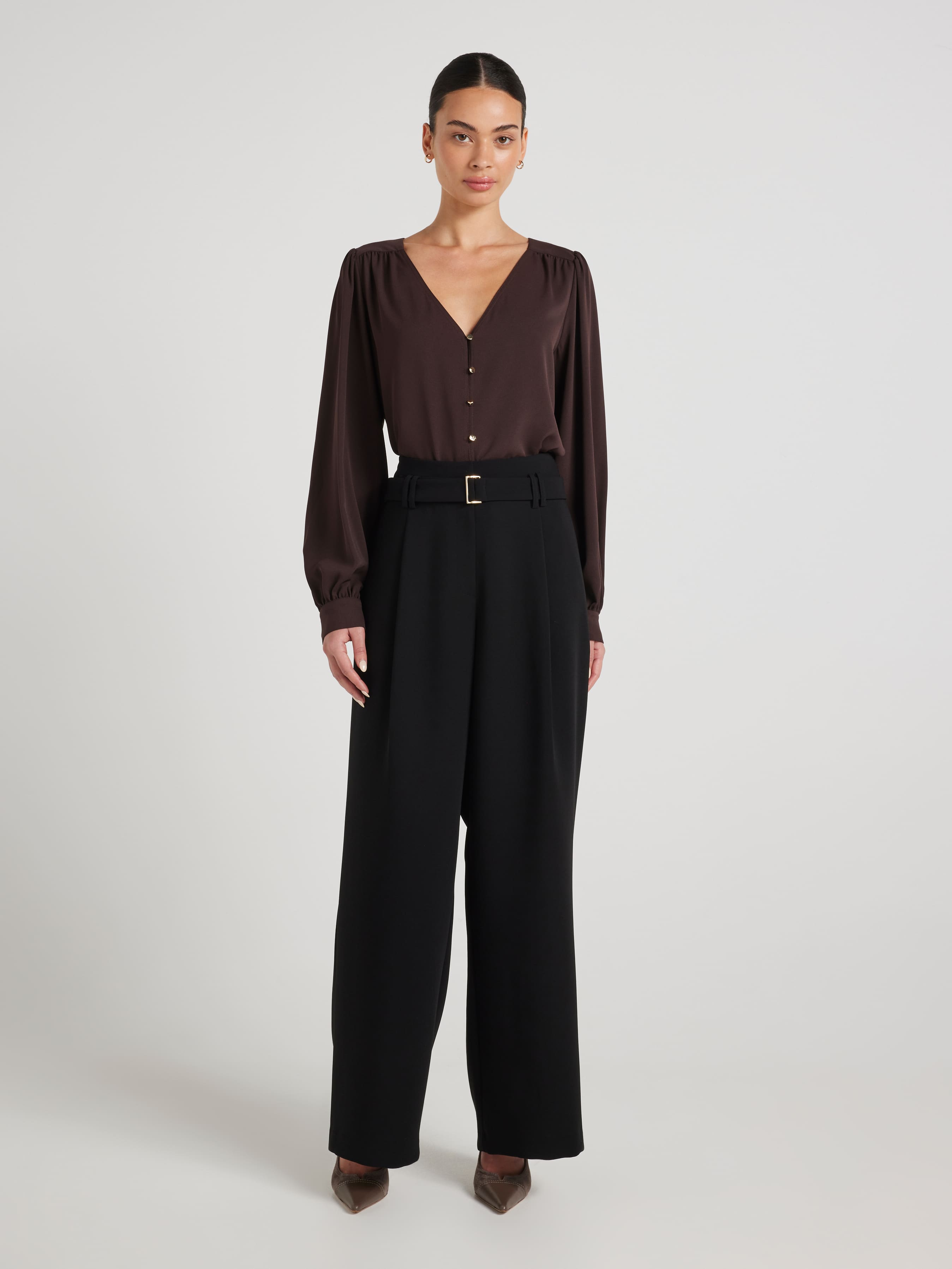 Violet V Neck Shell Top