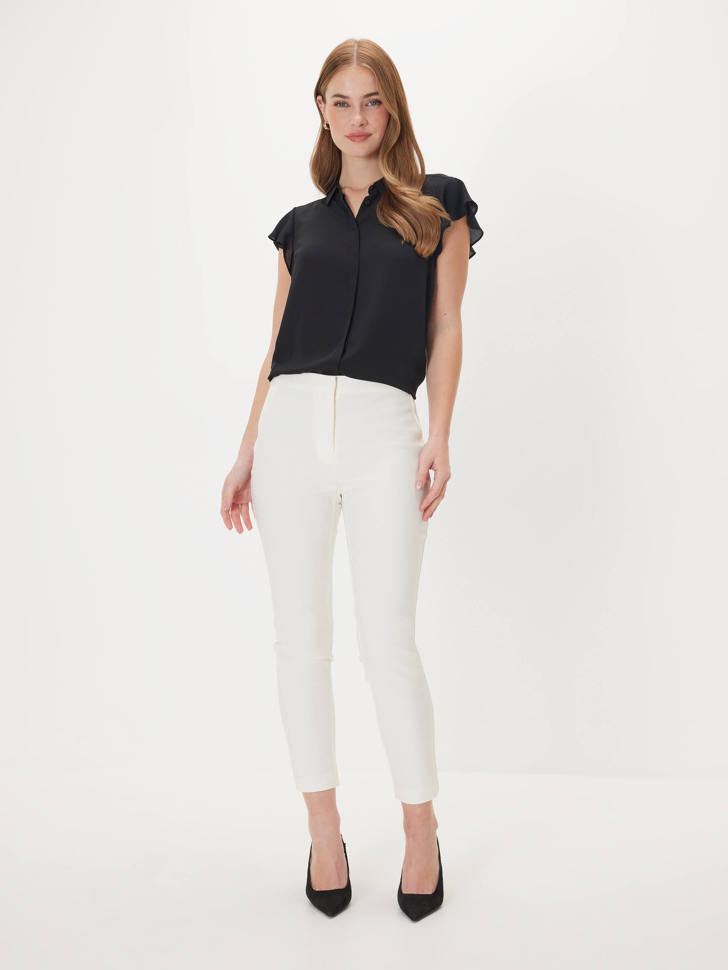 Aria Ruffle Sleeve Shirt