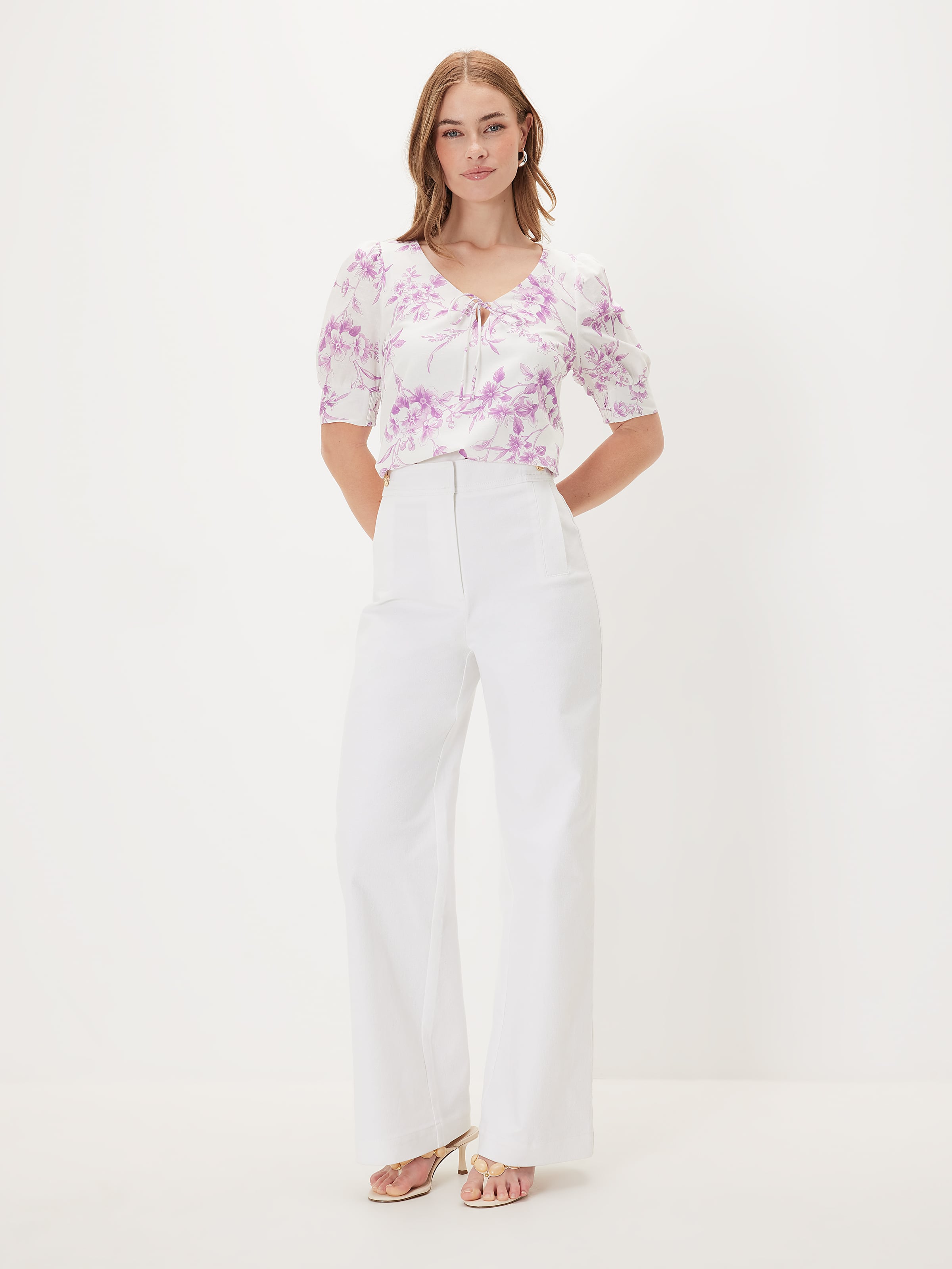 Ramsay Flutter Sleeve Shell Top