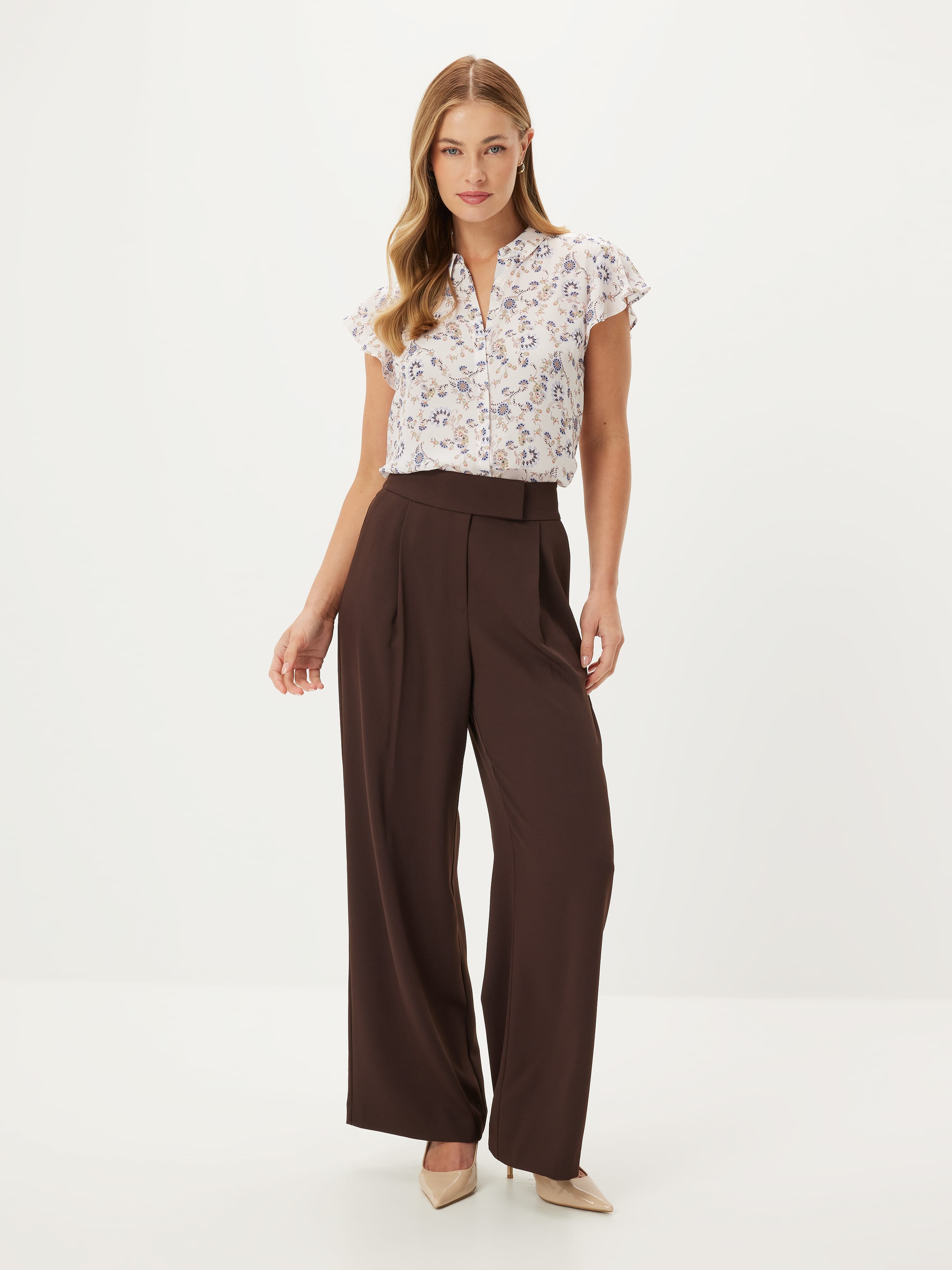 Aria Ruffle Sleeve Shirt