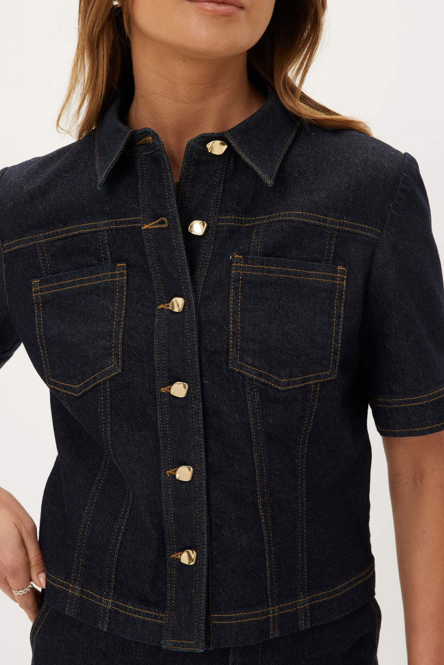 Billy Short Sleeve Denim Shirt