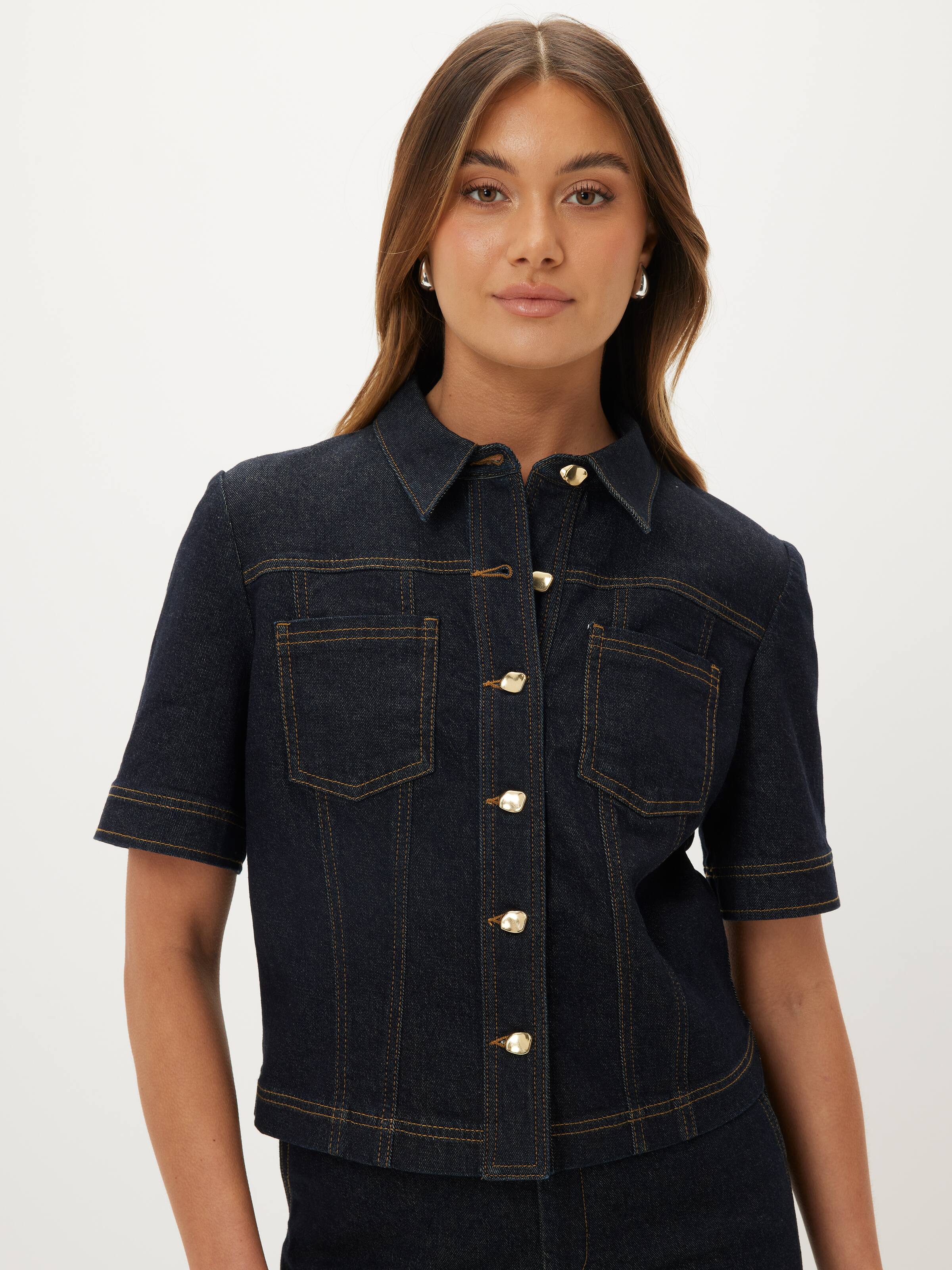 Billy Short Sleeve Denim Shirt