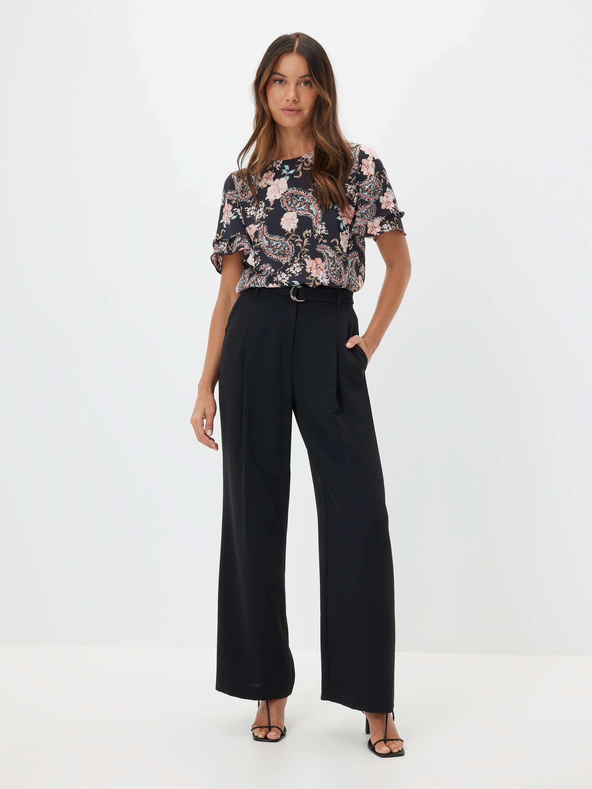 Kylie Flutter Sleeve Top