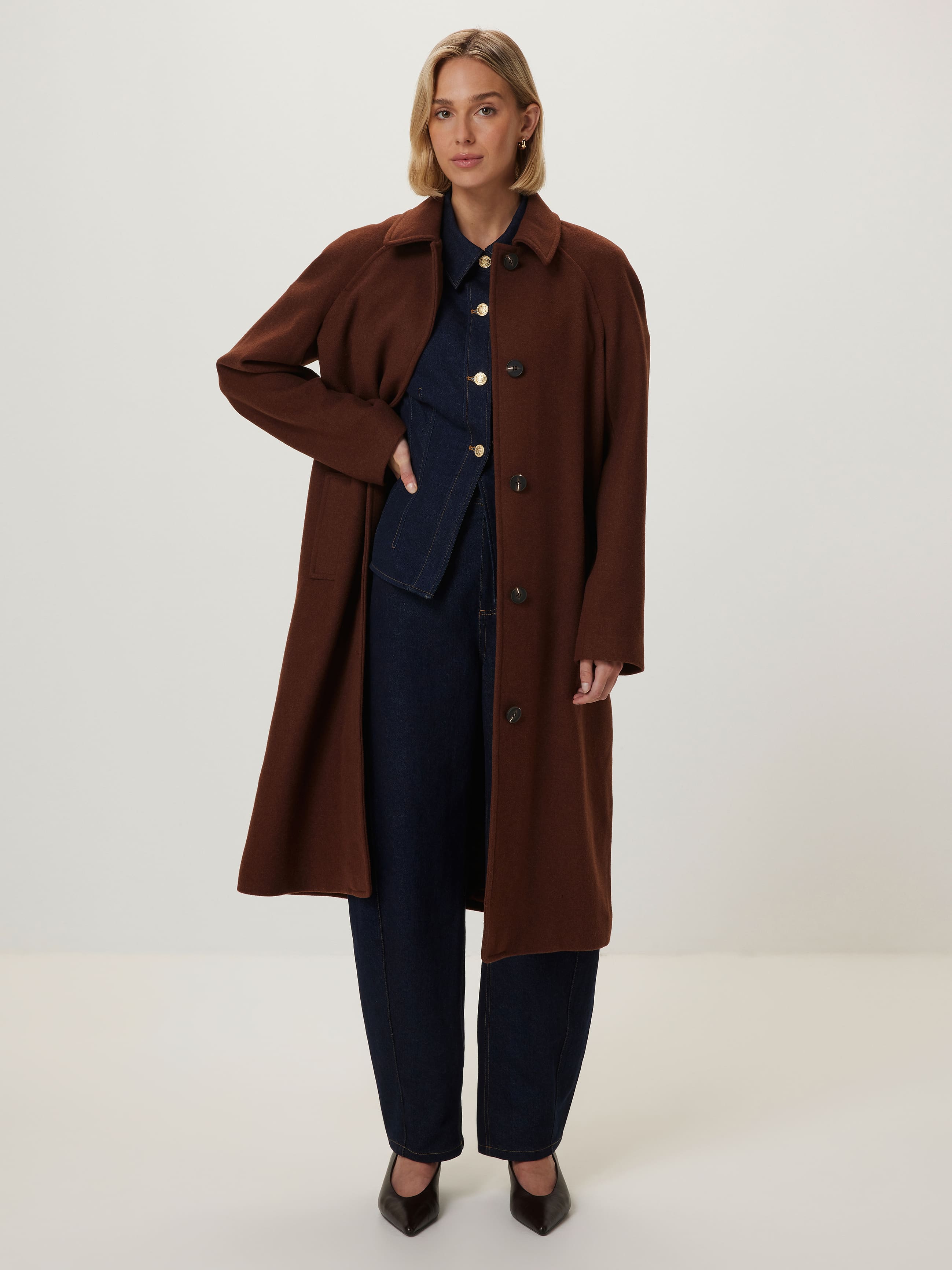 Melody Single Button Coat