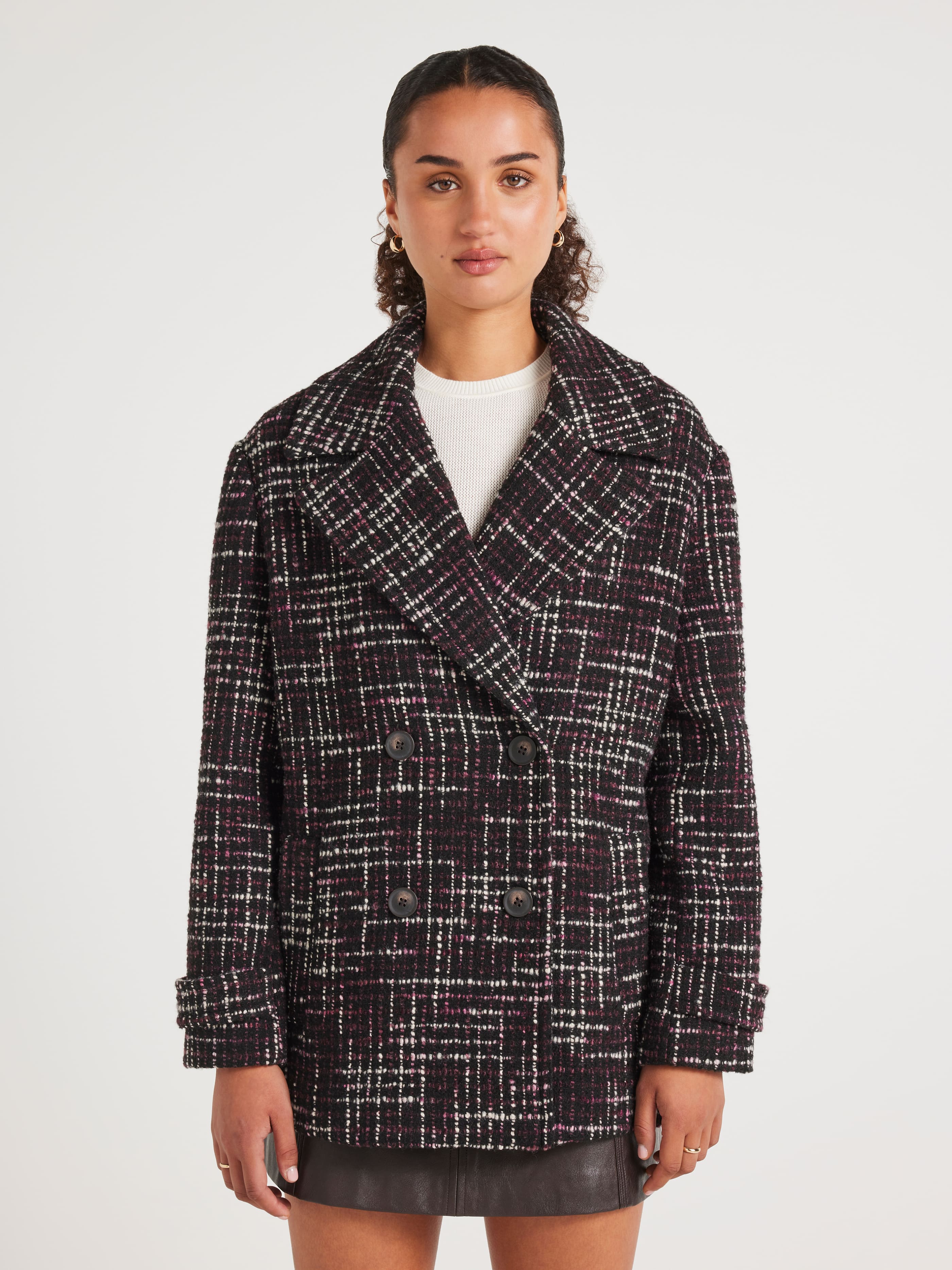Lucie Textured Peacoat
