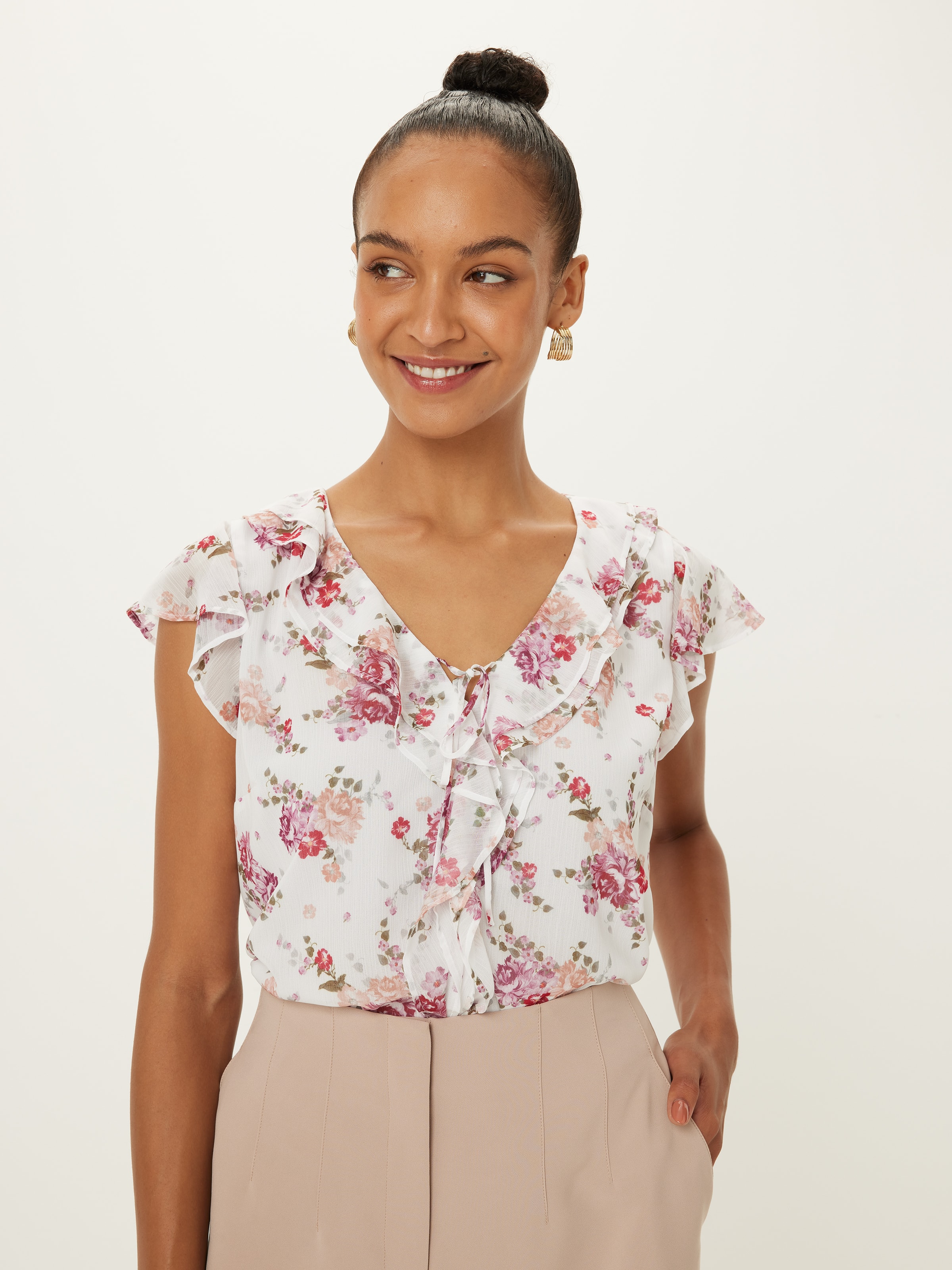Jodie Ruffle Blouse
