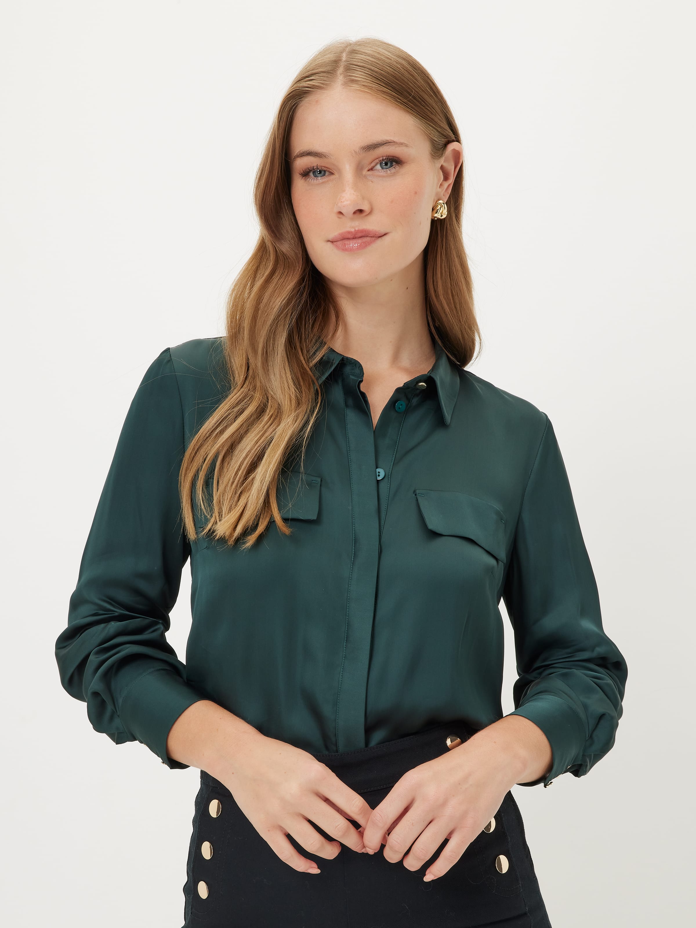 Simone Satin Shirt