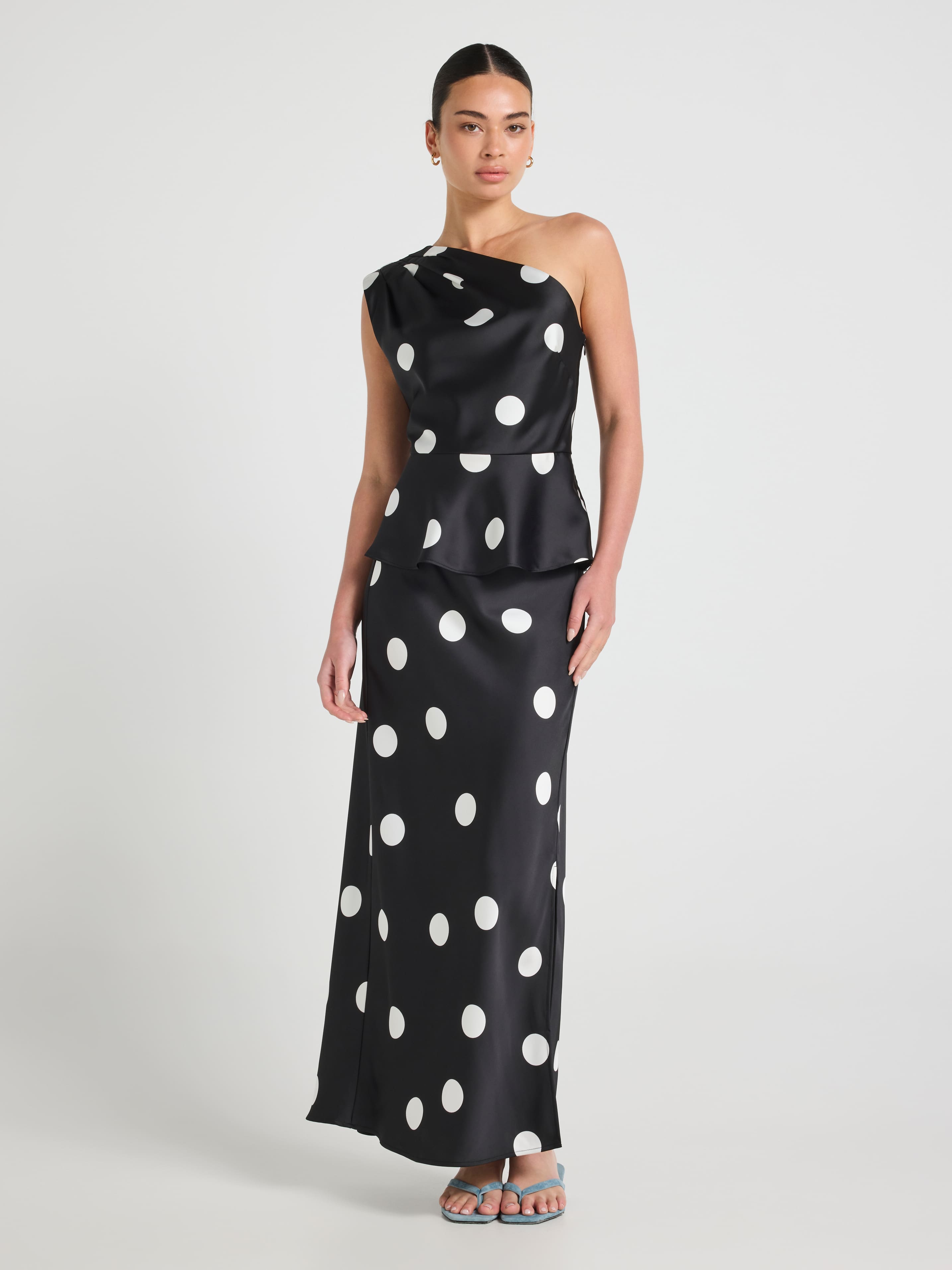 Briar One Shoulder Peplum