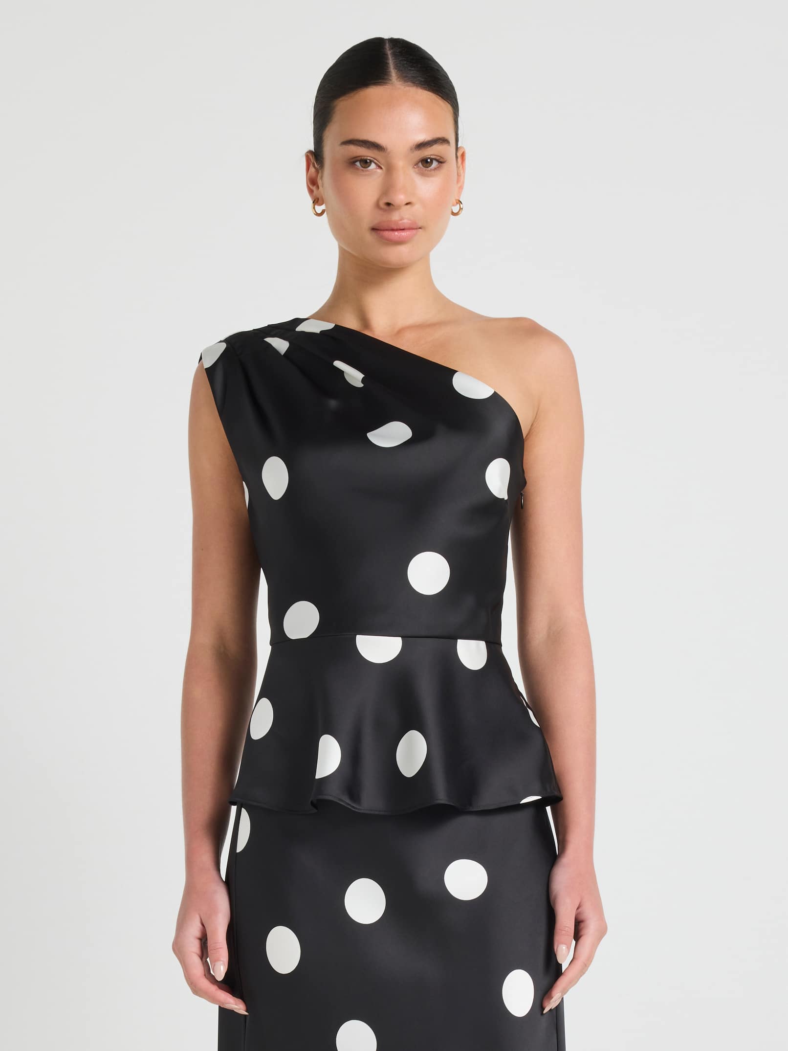 Briar One Shoulder Peplum