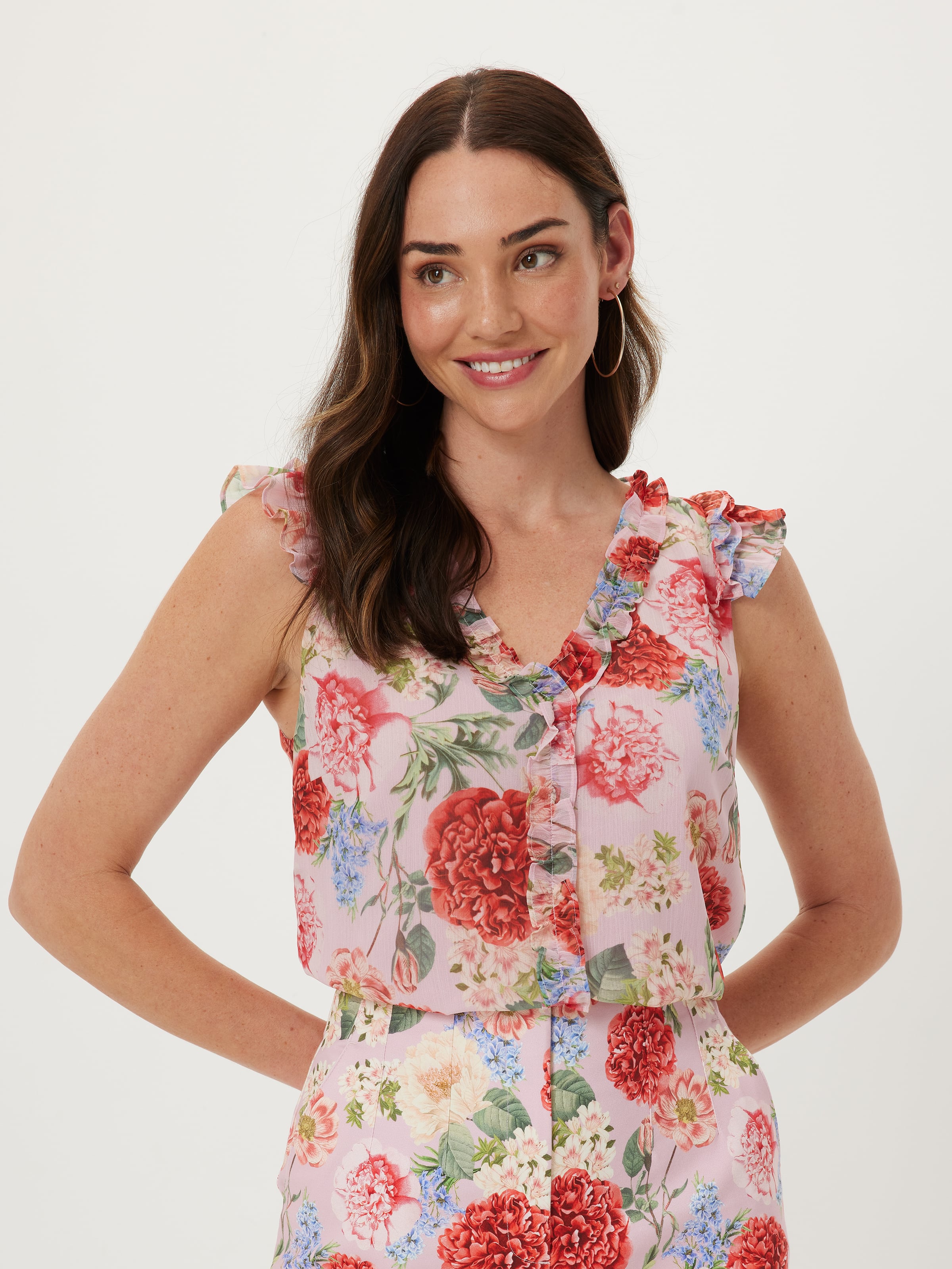 Gabriela Ruffle Top