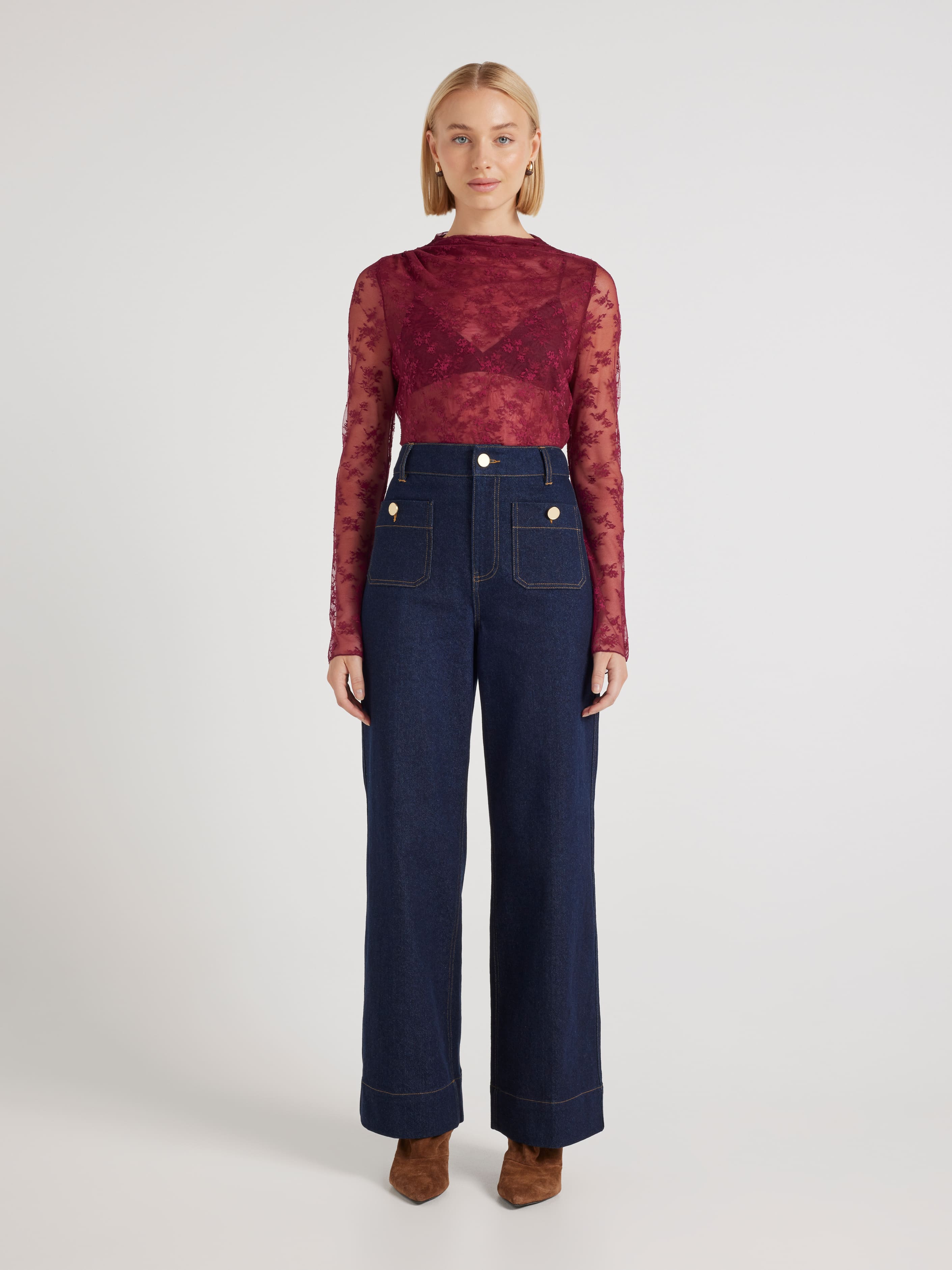 Logan Lace Detail Top