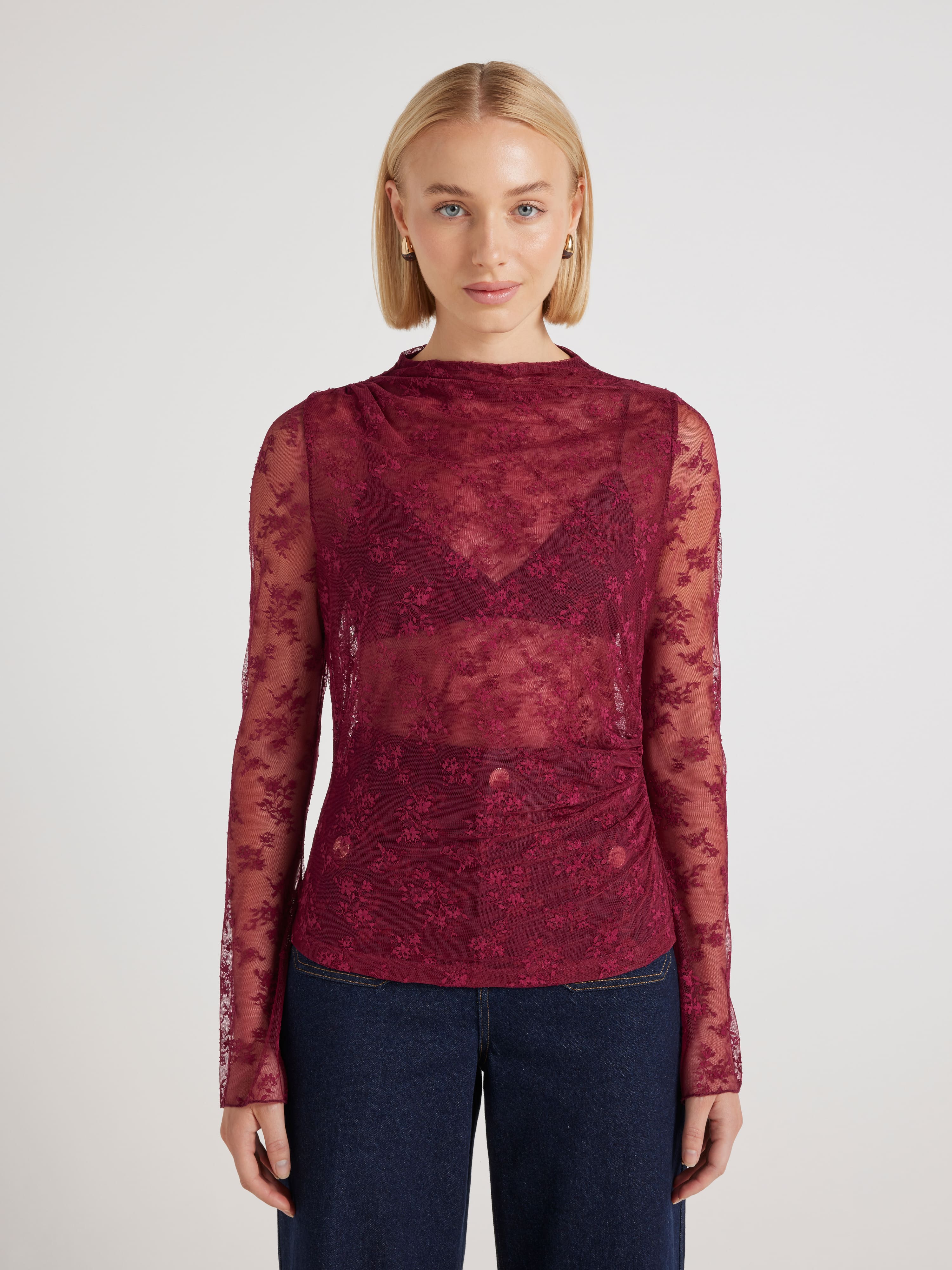 Logan Lace Detail Top