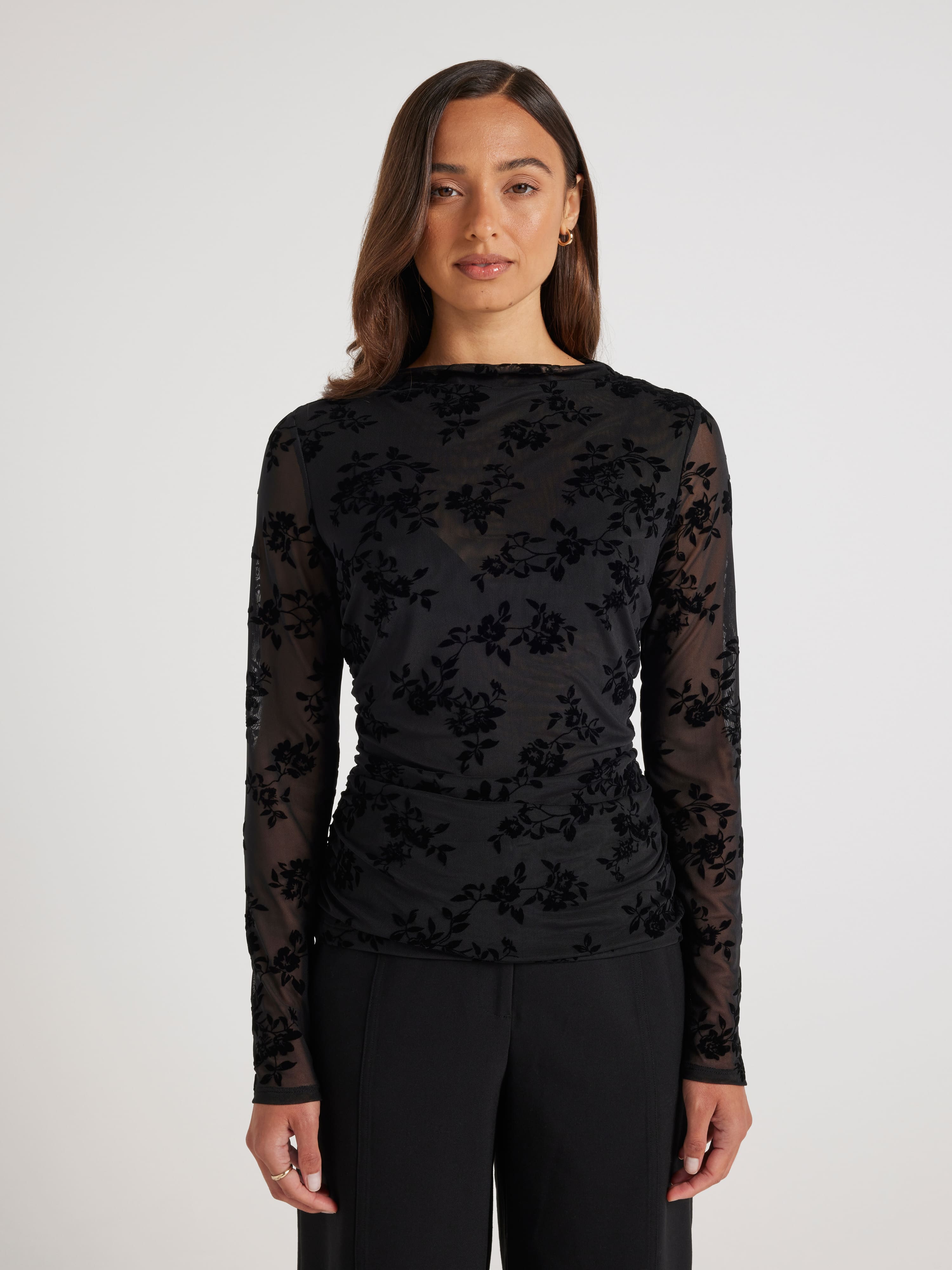 Soraya Jacquard Top