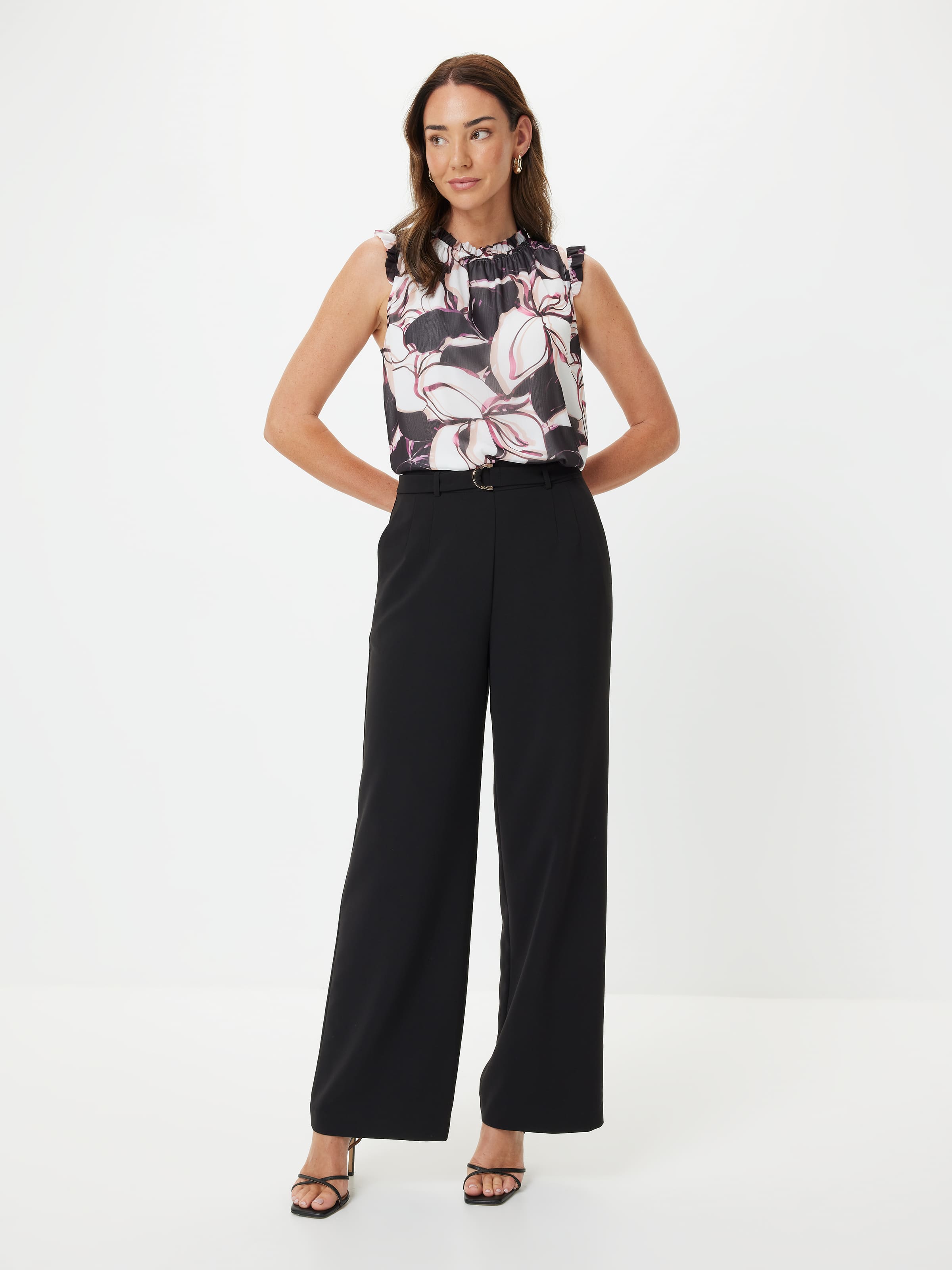 Tessa Yoryu Gathered Neck Top
