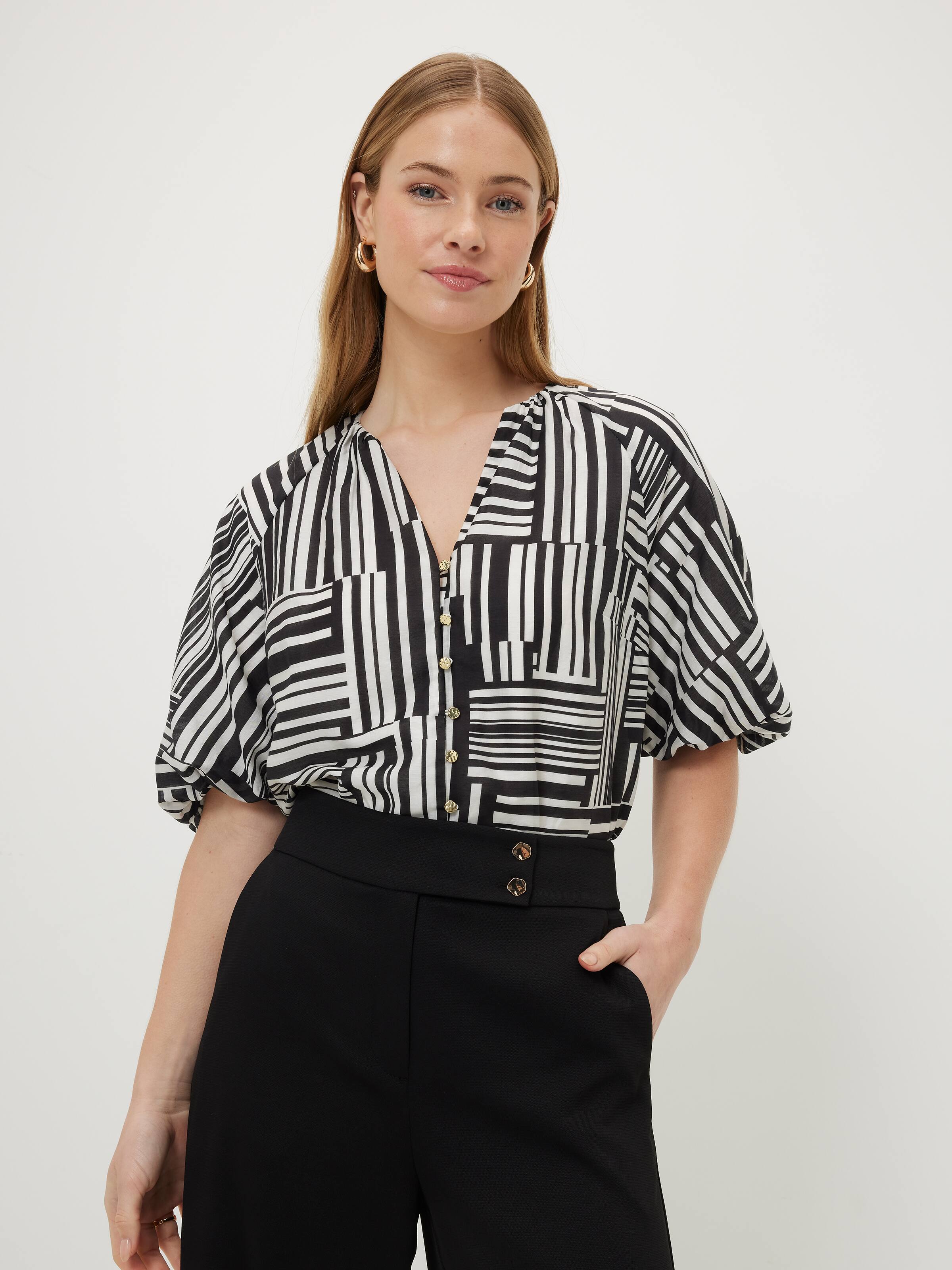 Rose 3/4 Sleeve Blouse