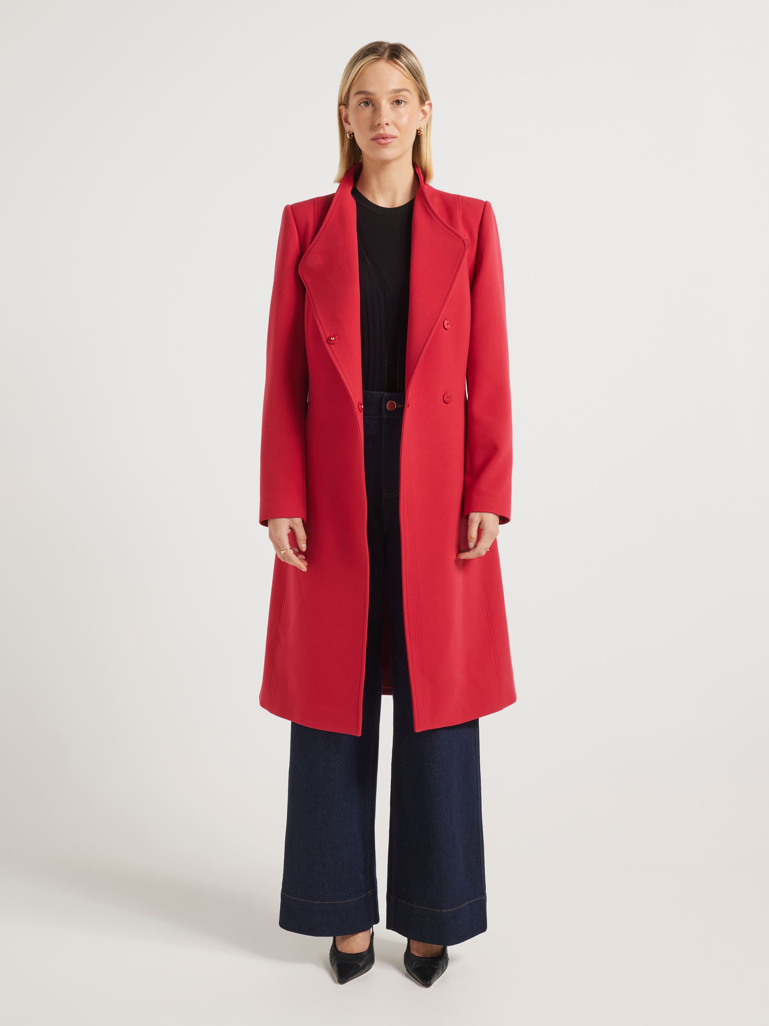 Frankie Funnel Neck Coat