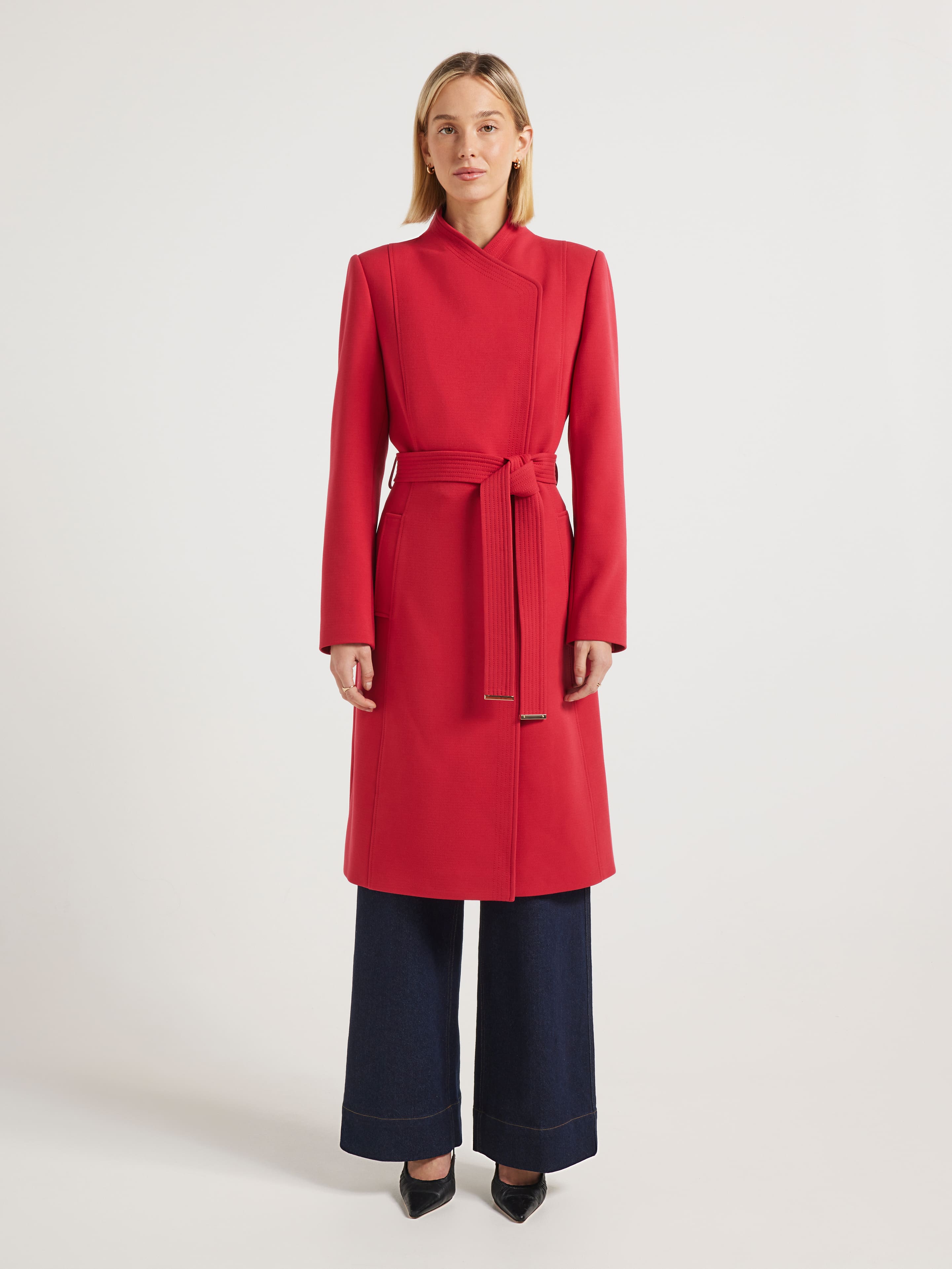 Frankie Funnel Neck Coat
