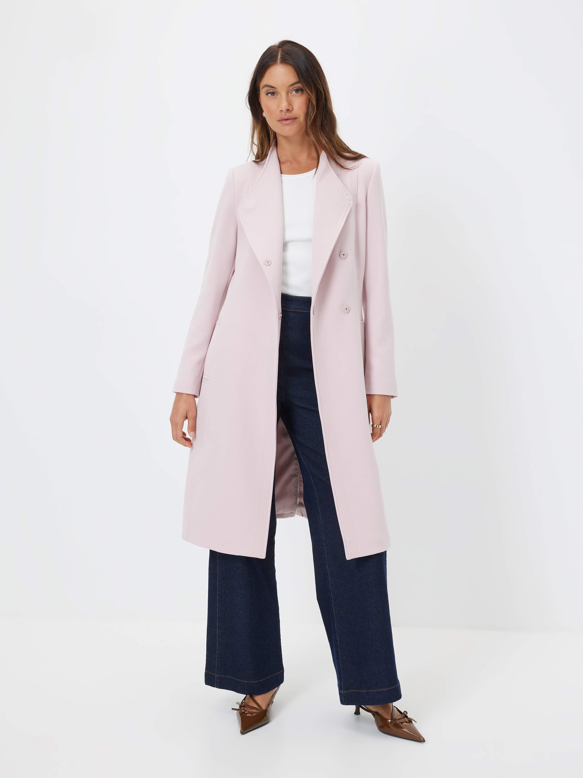 Frankie Funnel Neck Coat