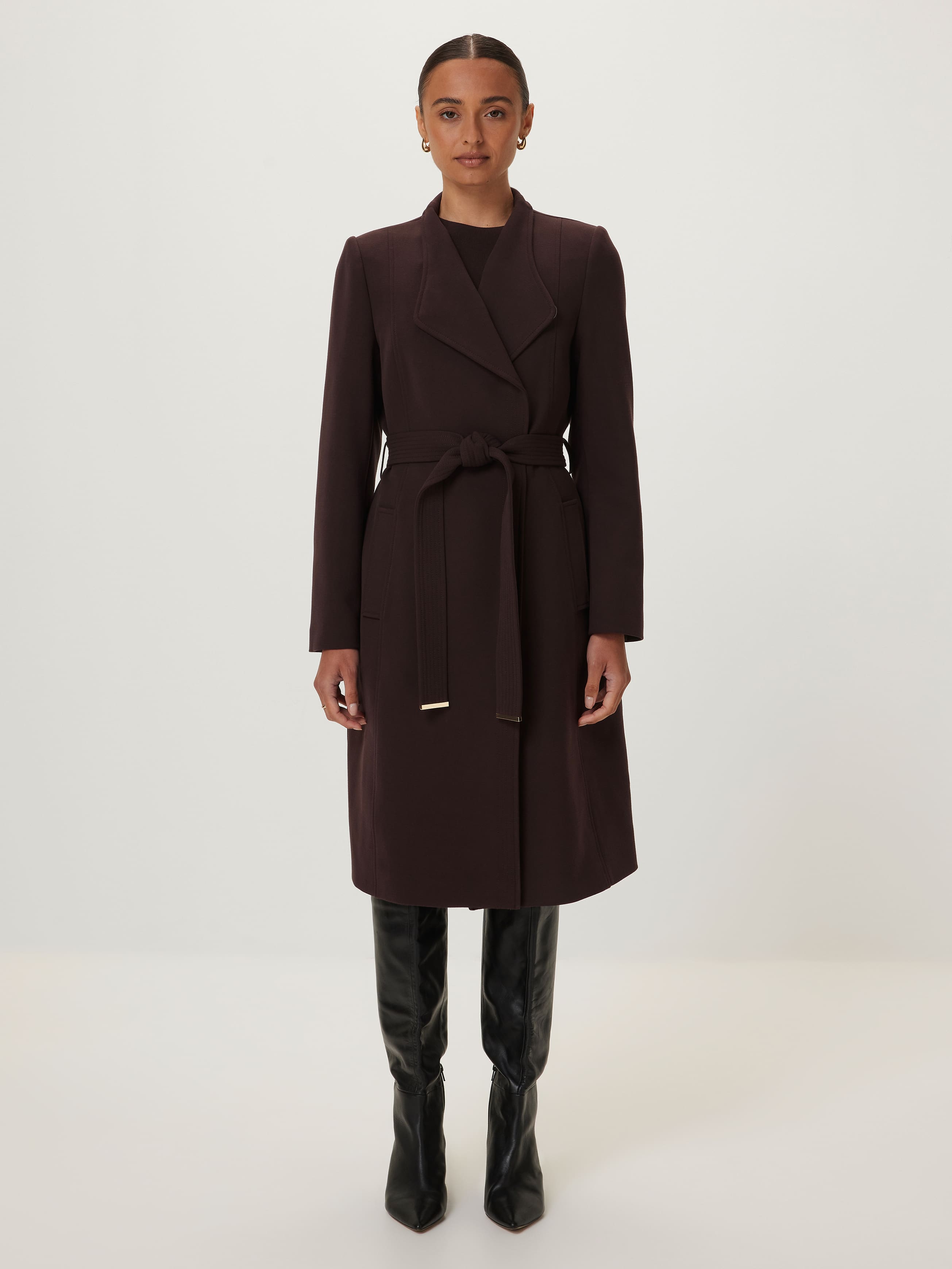 Frankie Funnel Neck Coat