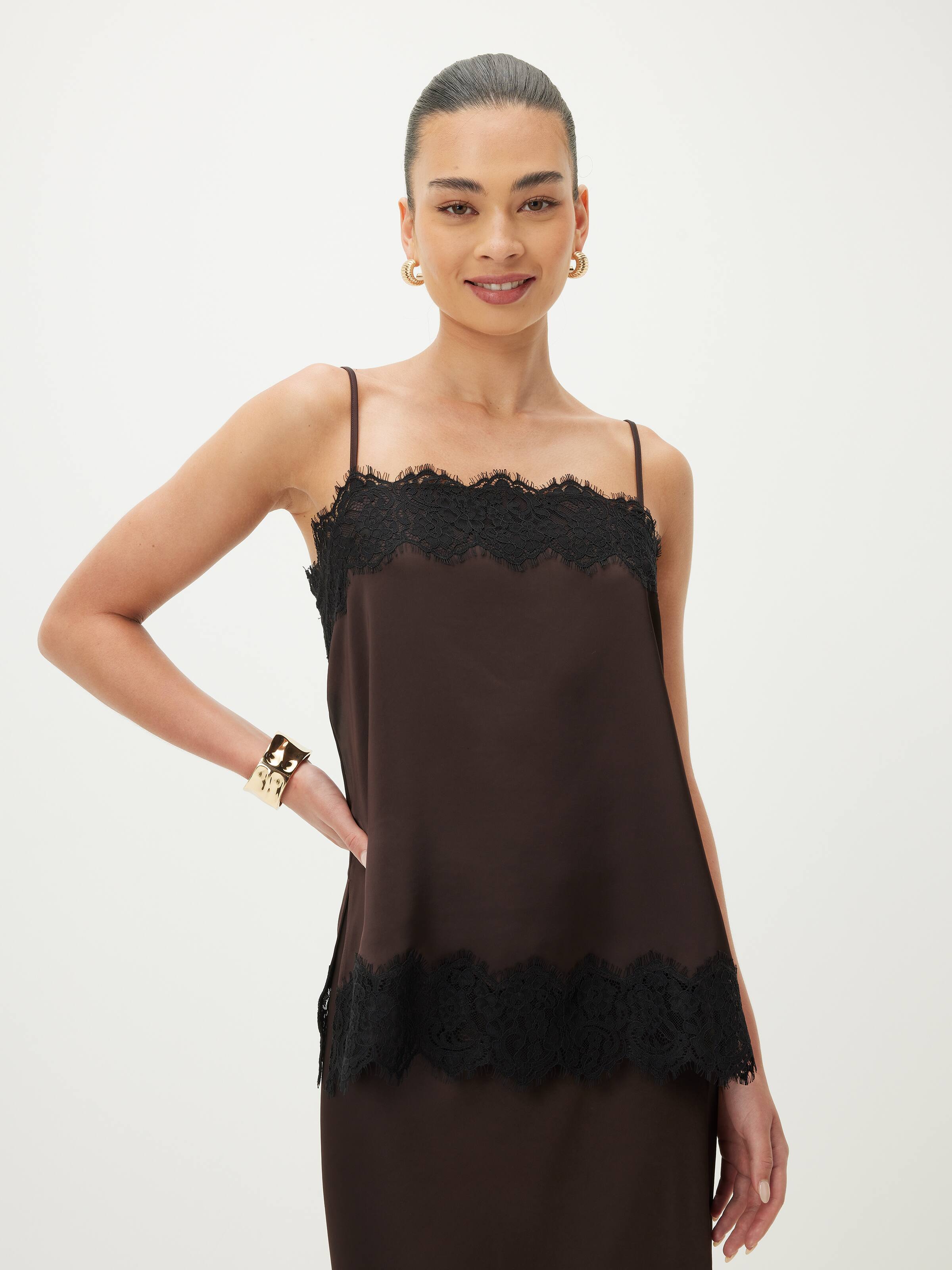 Sadie Lace Trim Cami