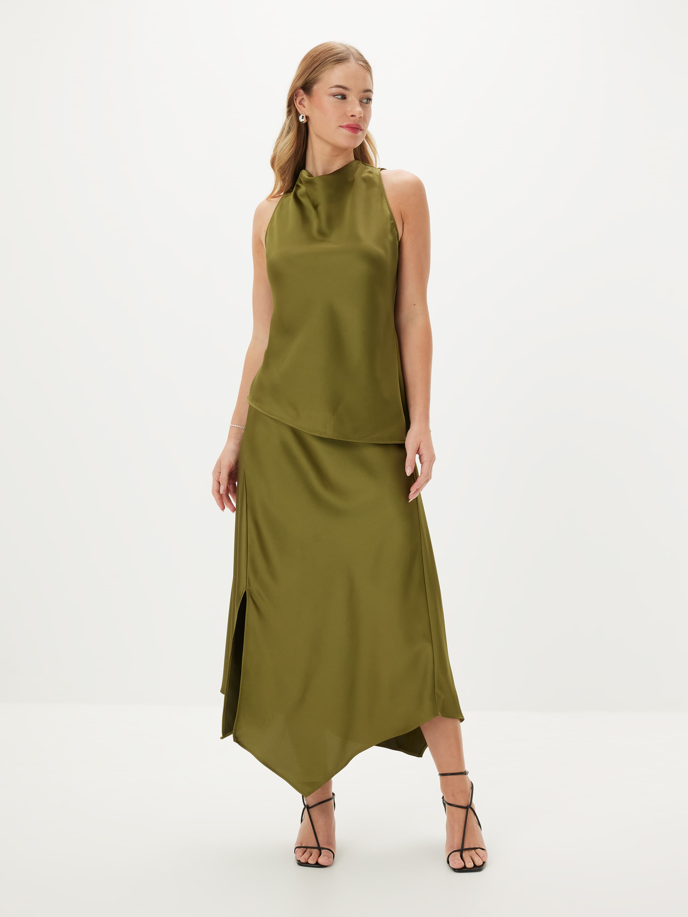 Stolen Kiss Satin Halter Top