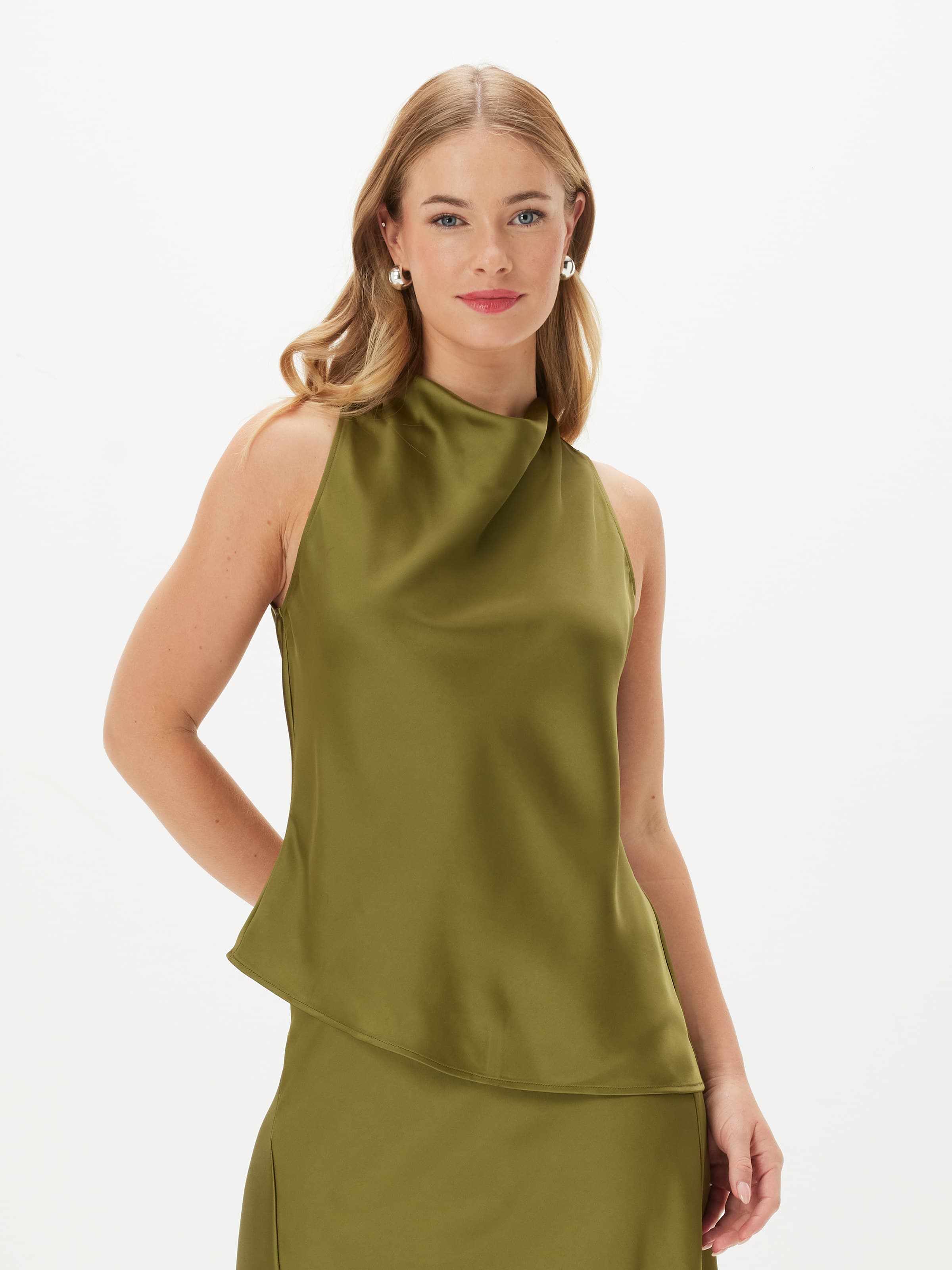 Stolen Kiss Satin Halter Top