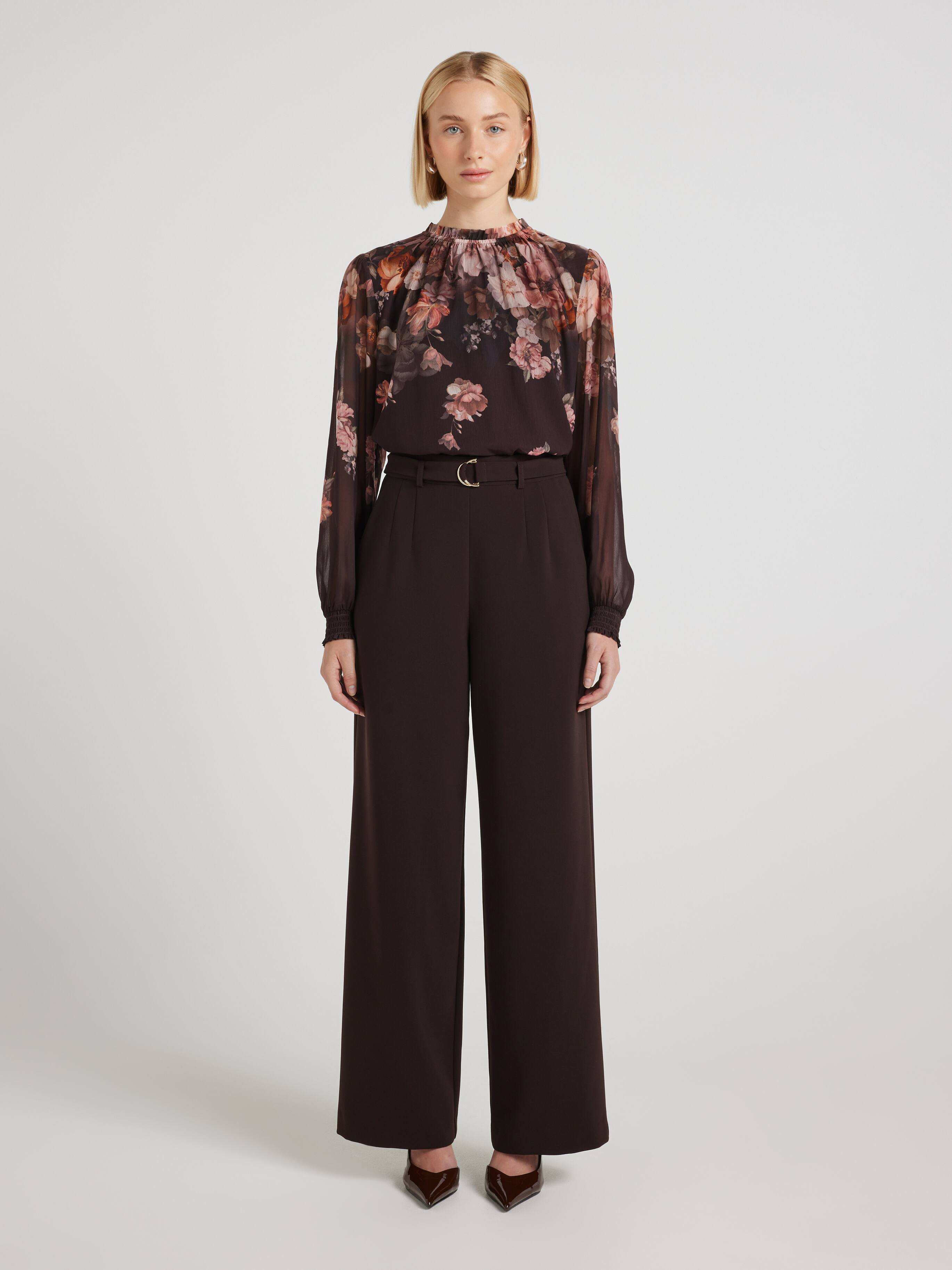 Gabby Yoryu Gathered Neck Top