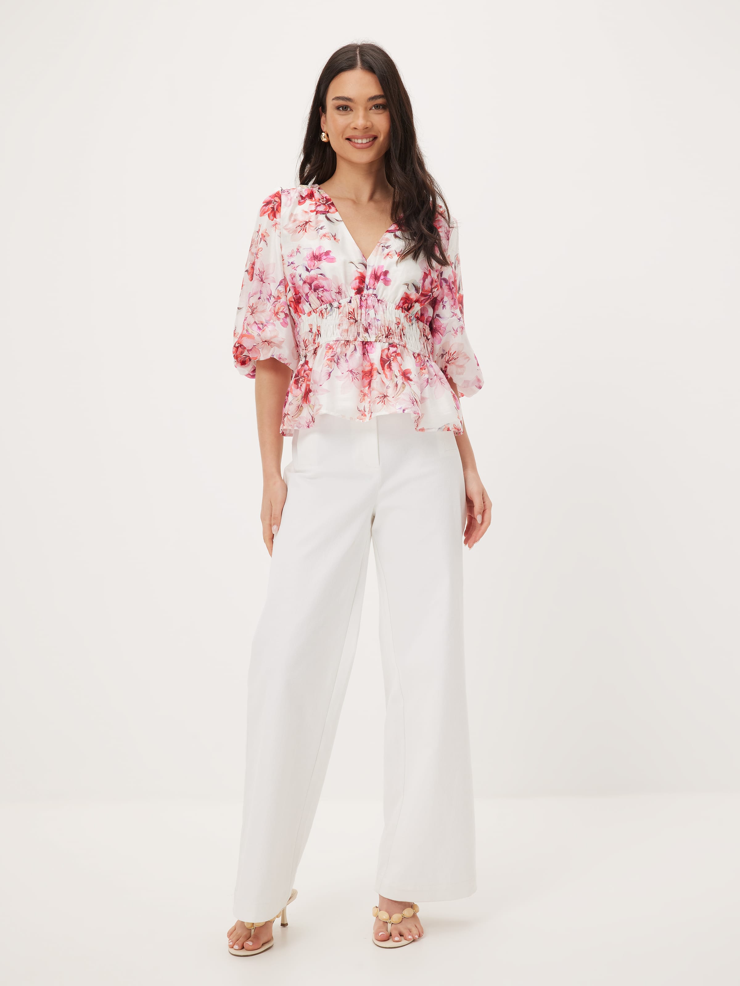 Harmony Shirred Bodice Blouse