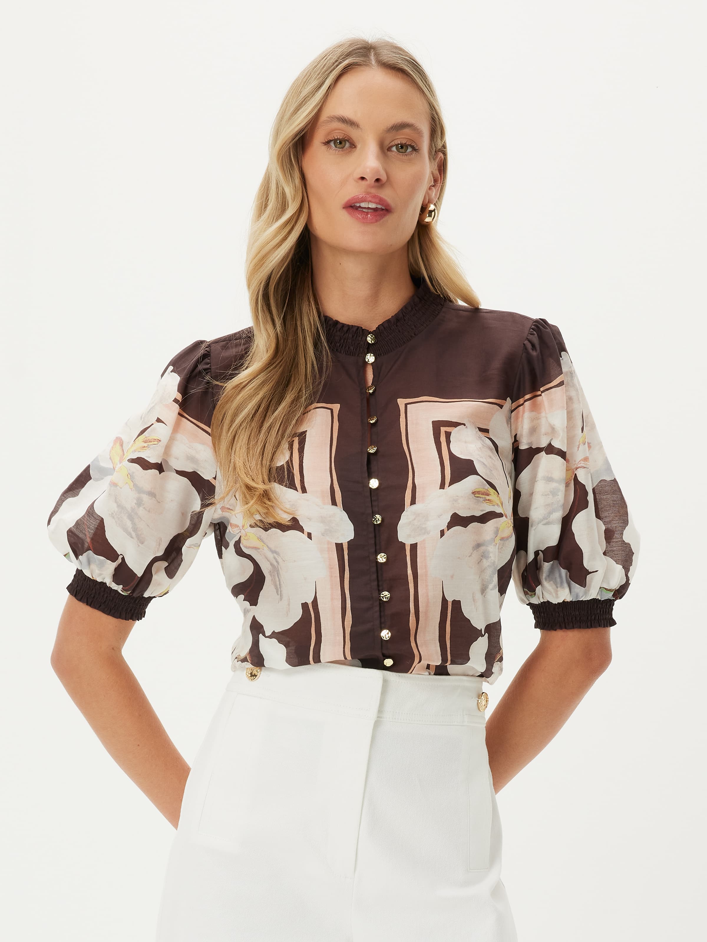 Alisha Puff Sleeve Blouse