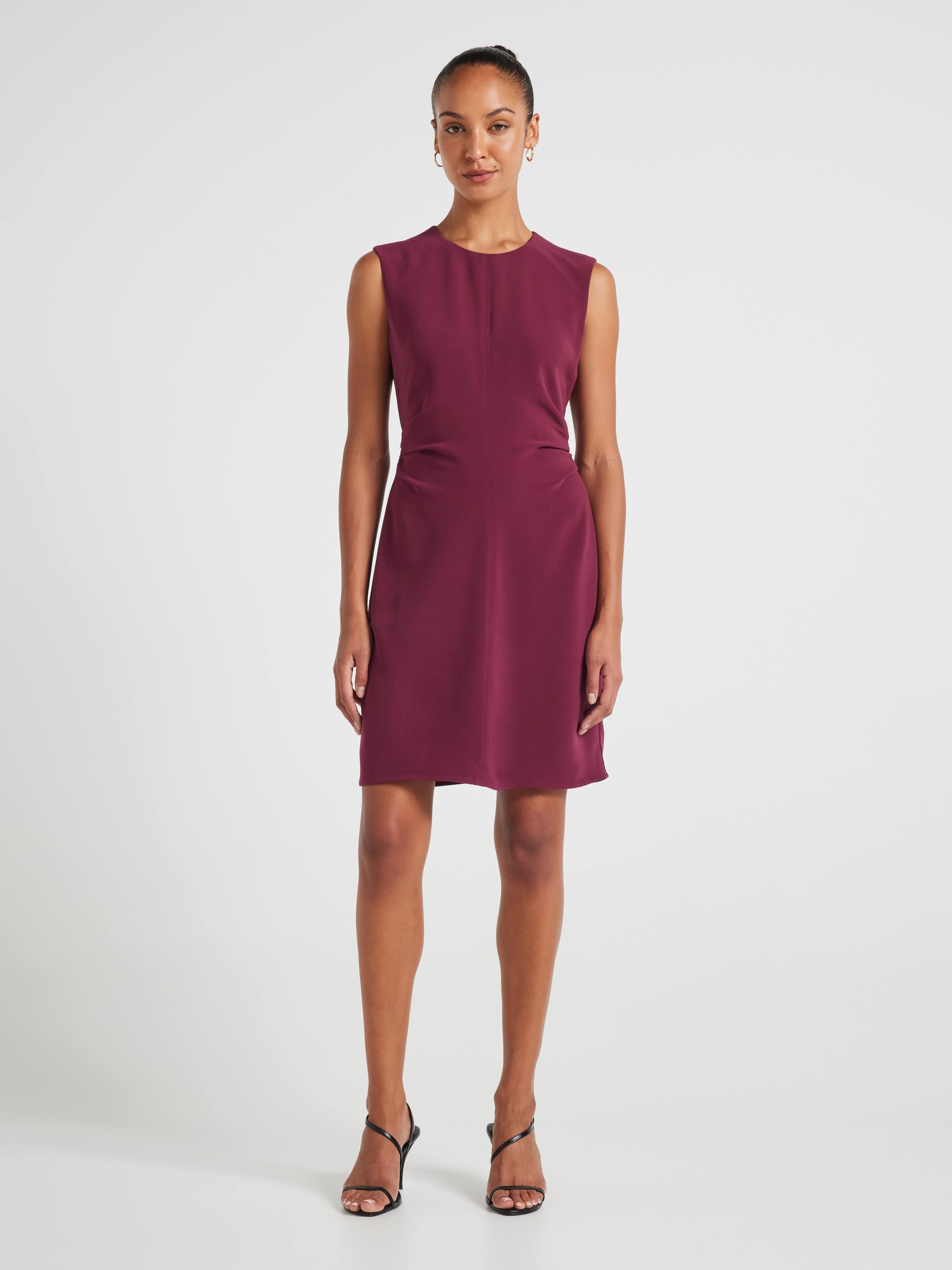 Sage Ruched Short Dress
