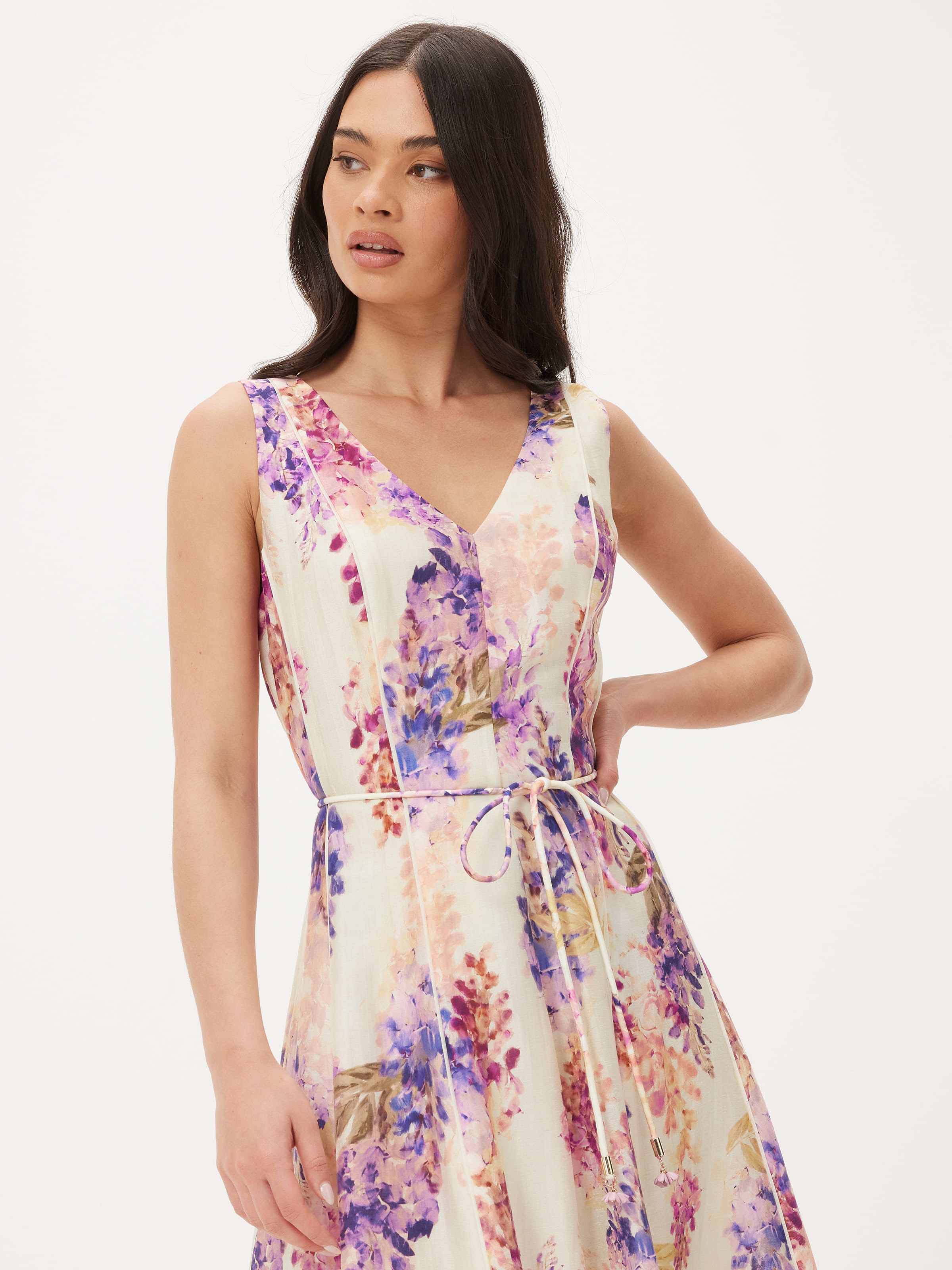 Mira Sleeveless Midi Dress