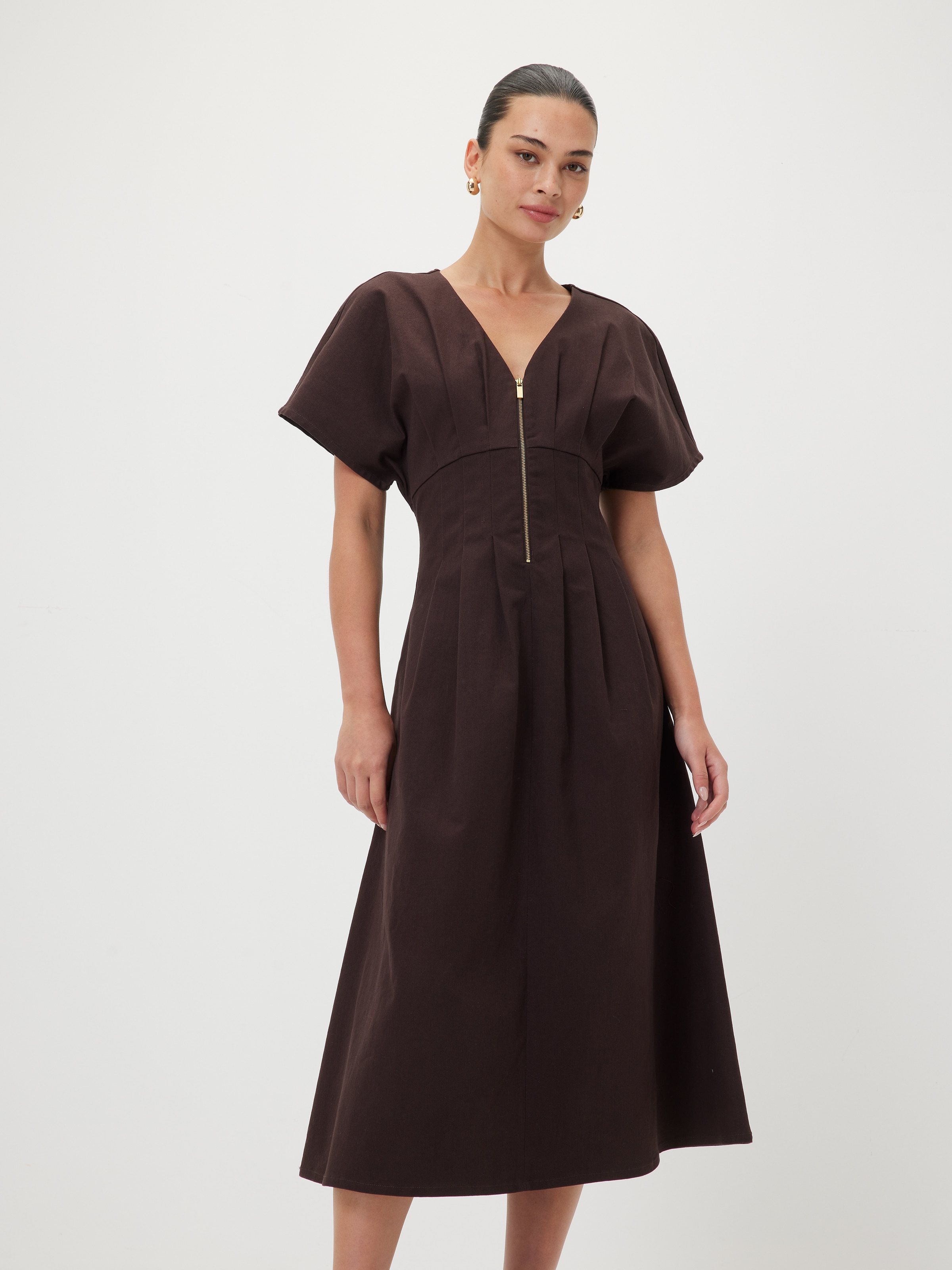 Montana Denim Midi Dress