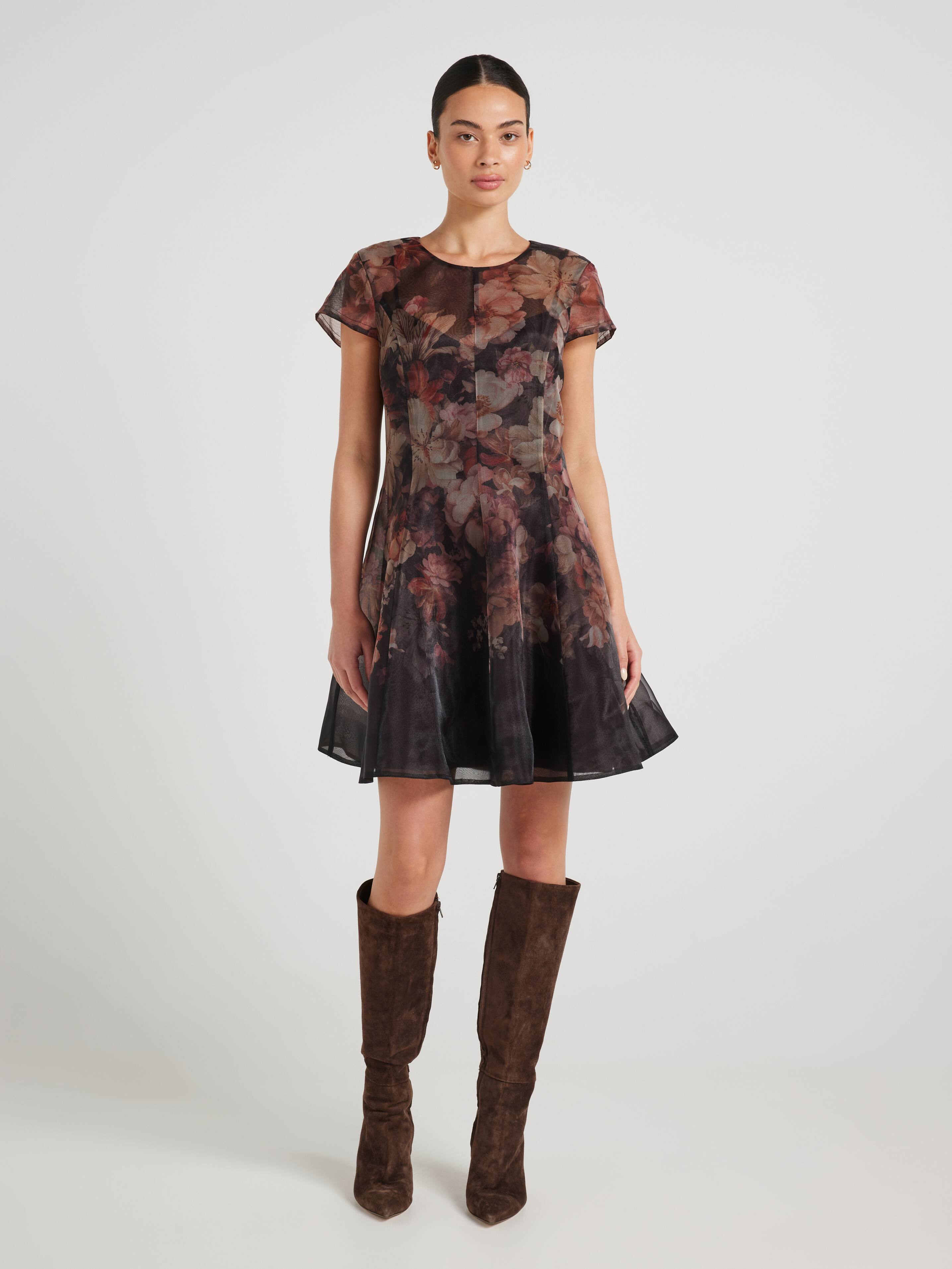 Scarlett Sheer Short Dress