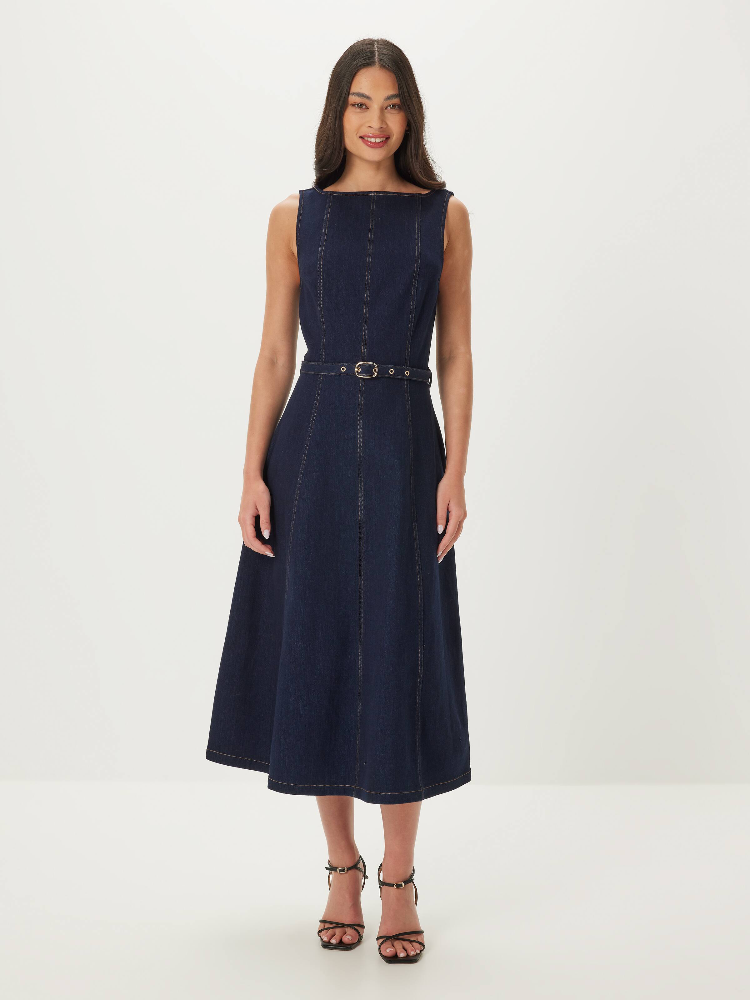Valetta Denim Midi Dress