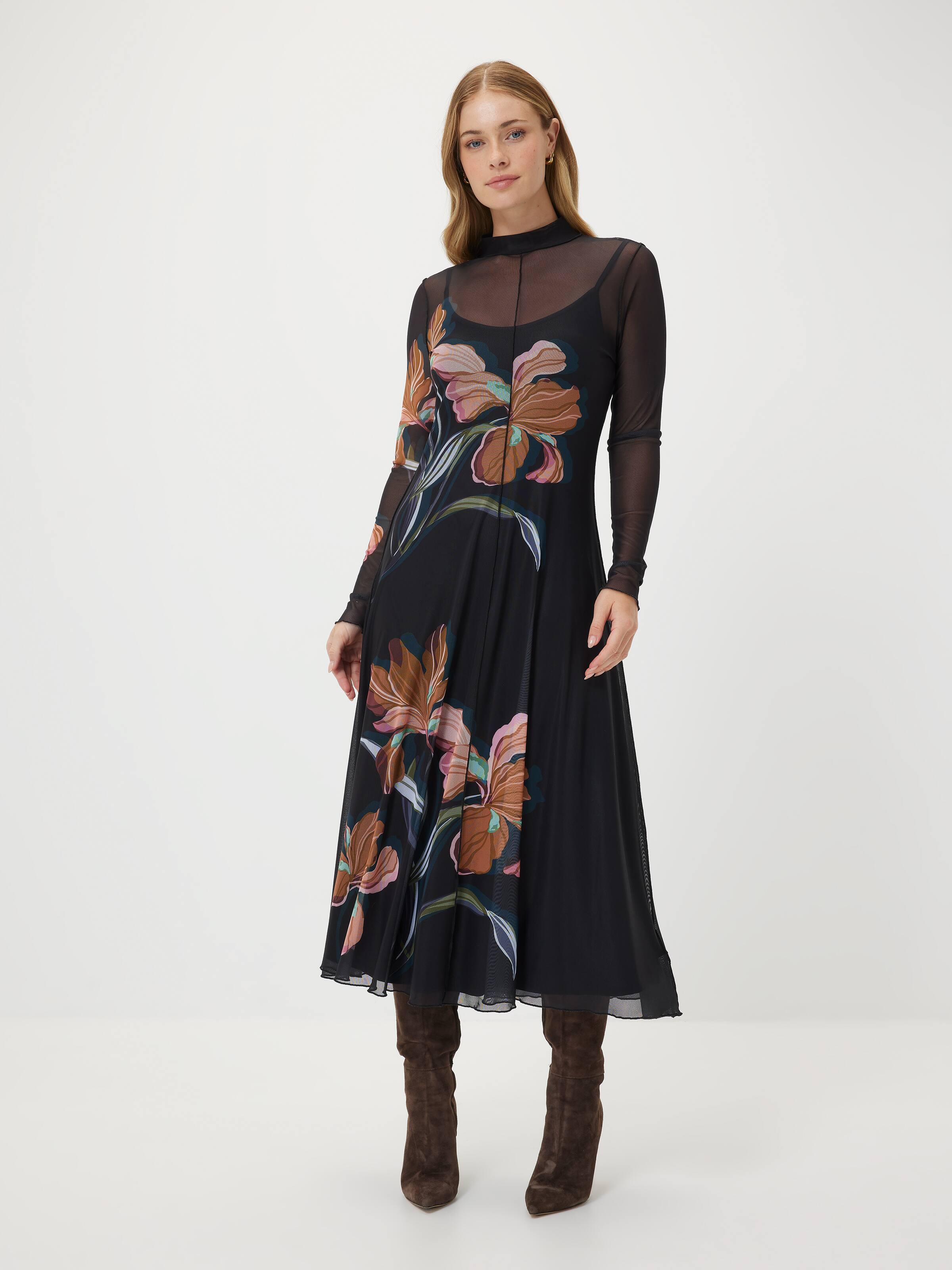 Isla Exposed Seam Jersey Dress