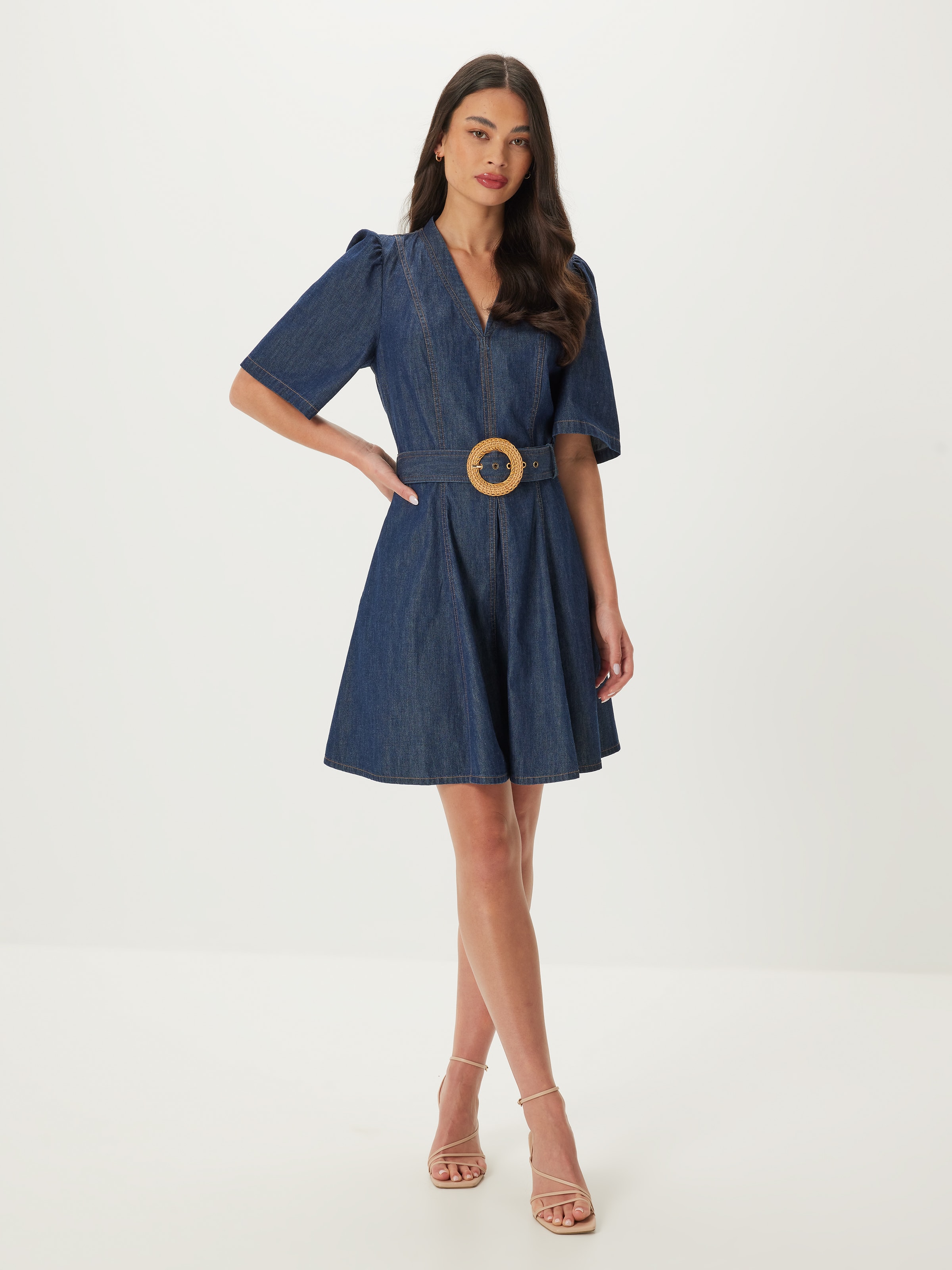 Camden Chambray Short Dress