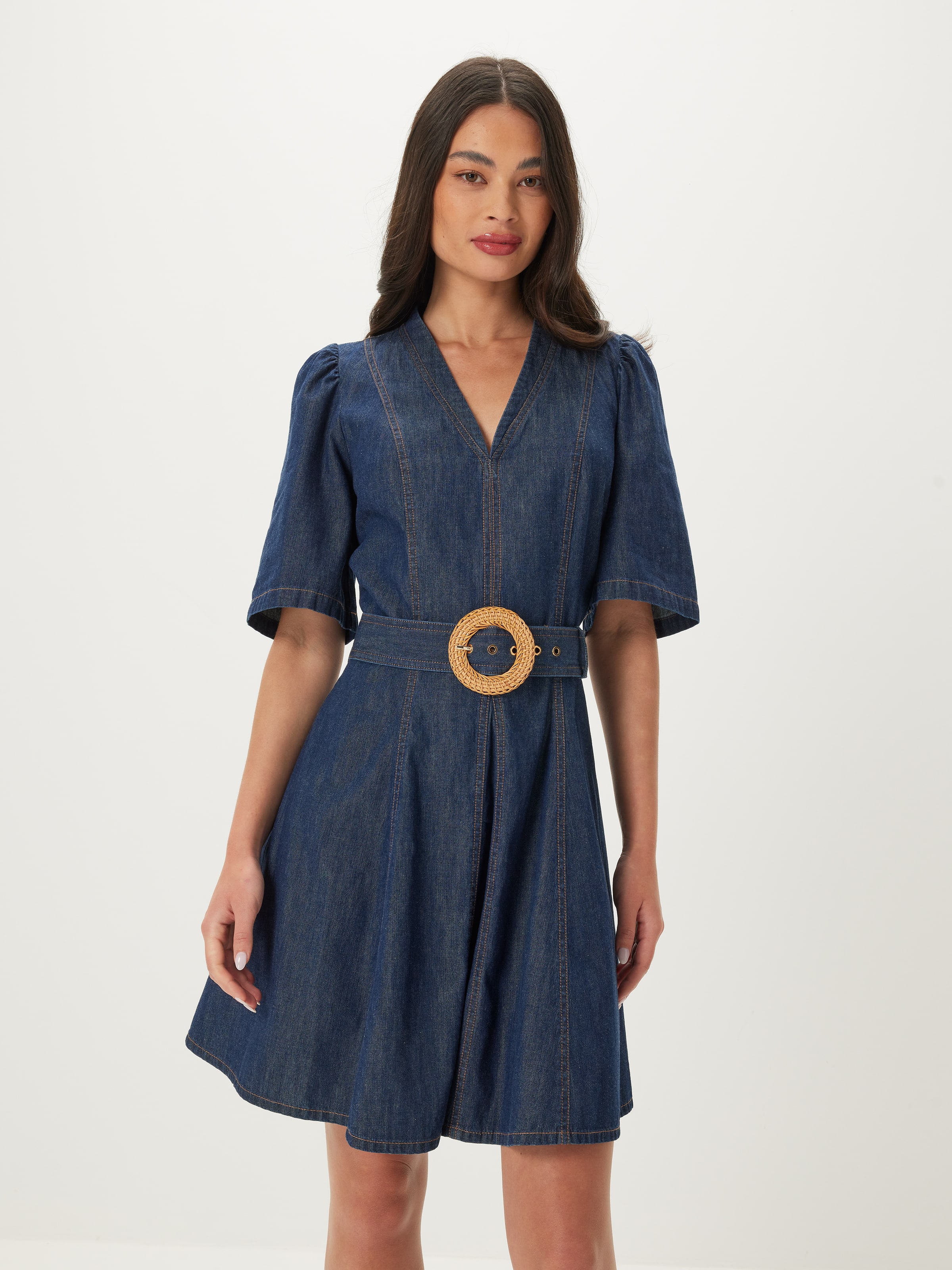 Camden Chambray Short Dress
