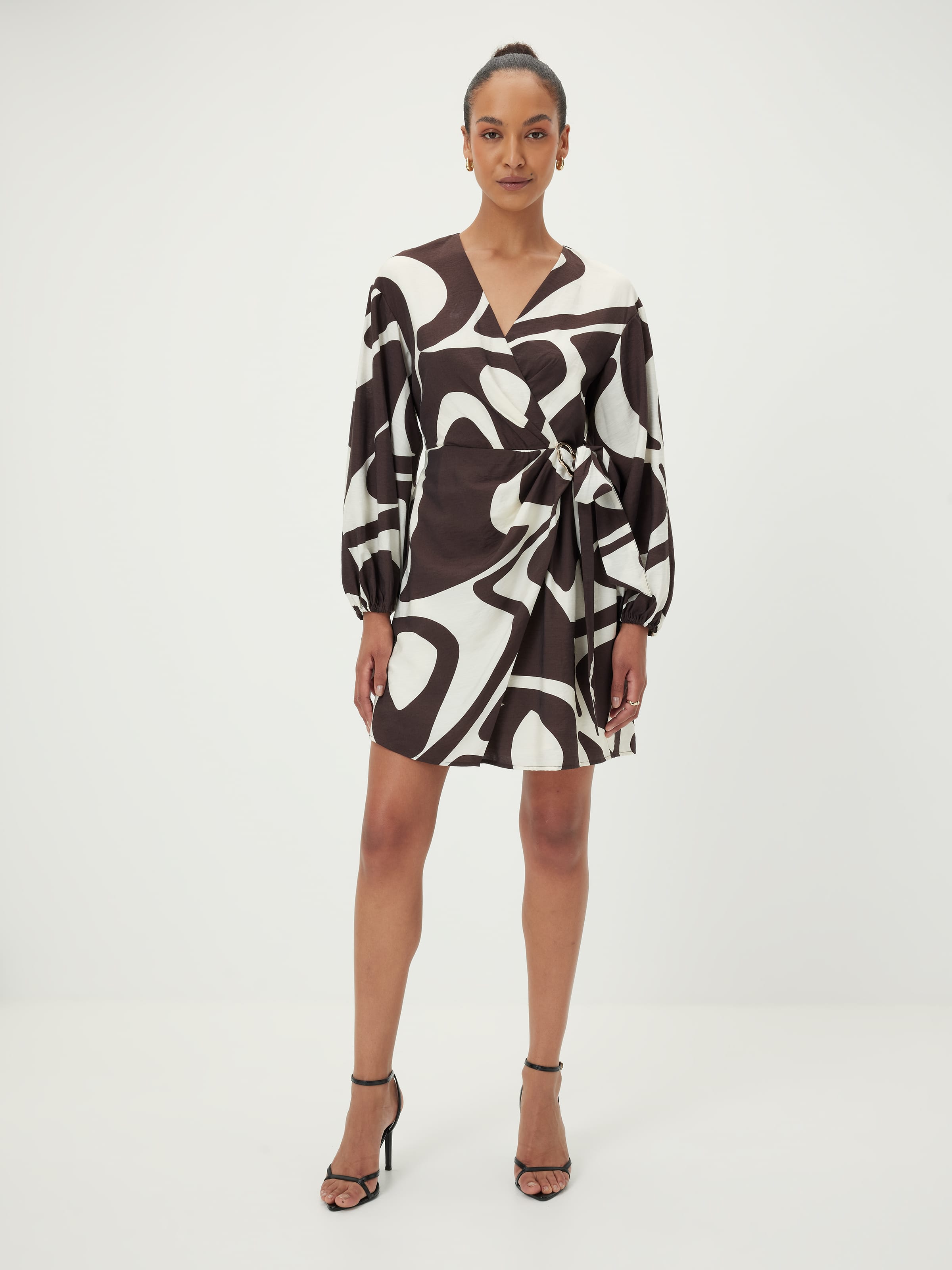 Susannah Wrap Short Dress