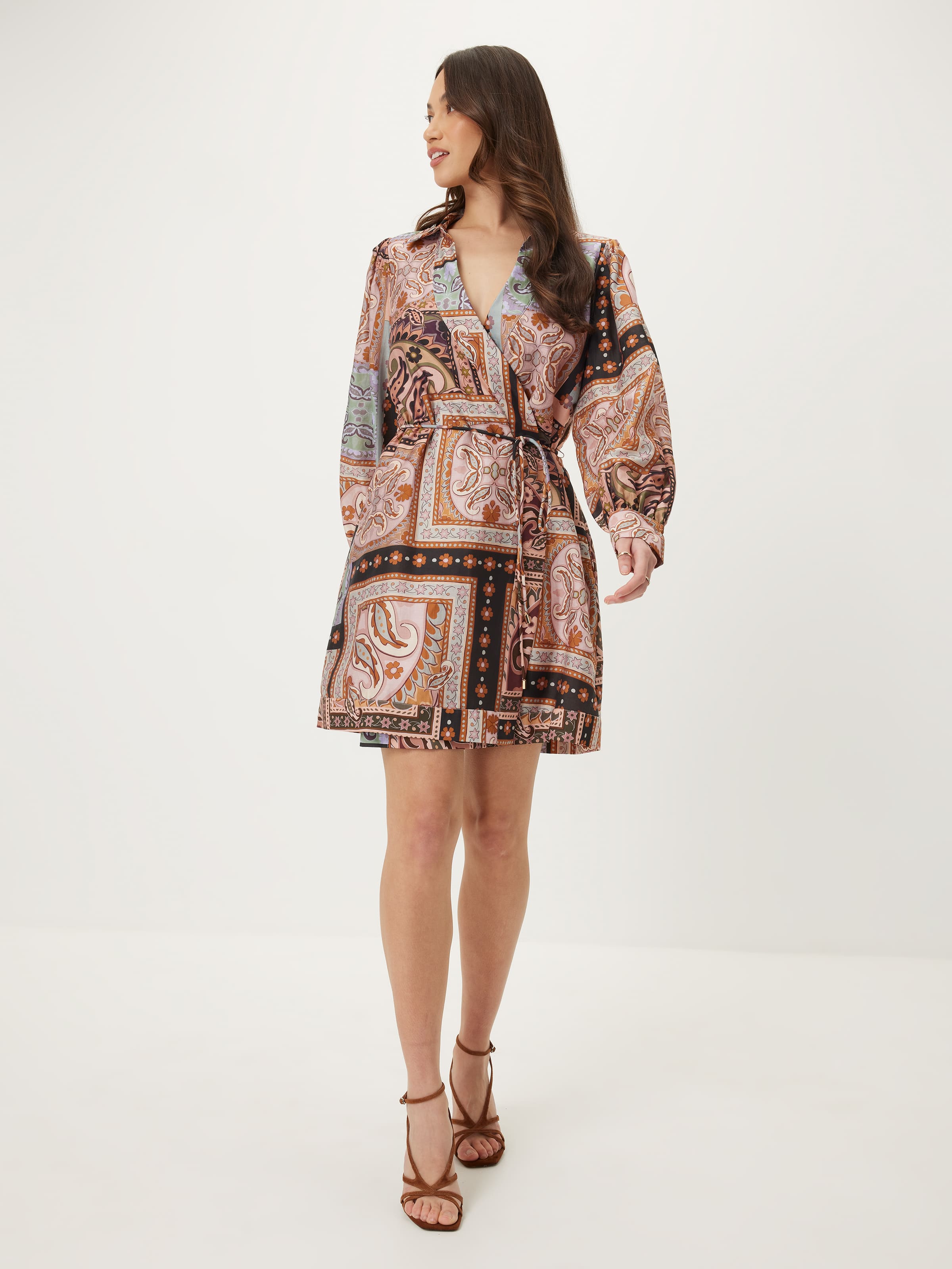 Camilla Short Wrap Dress