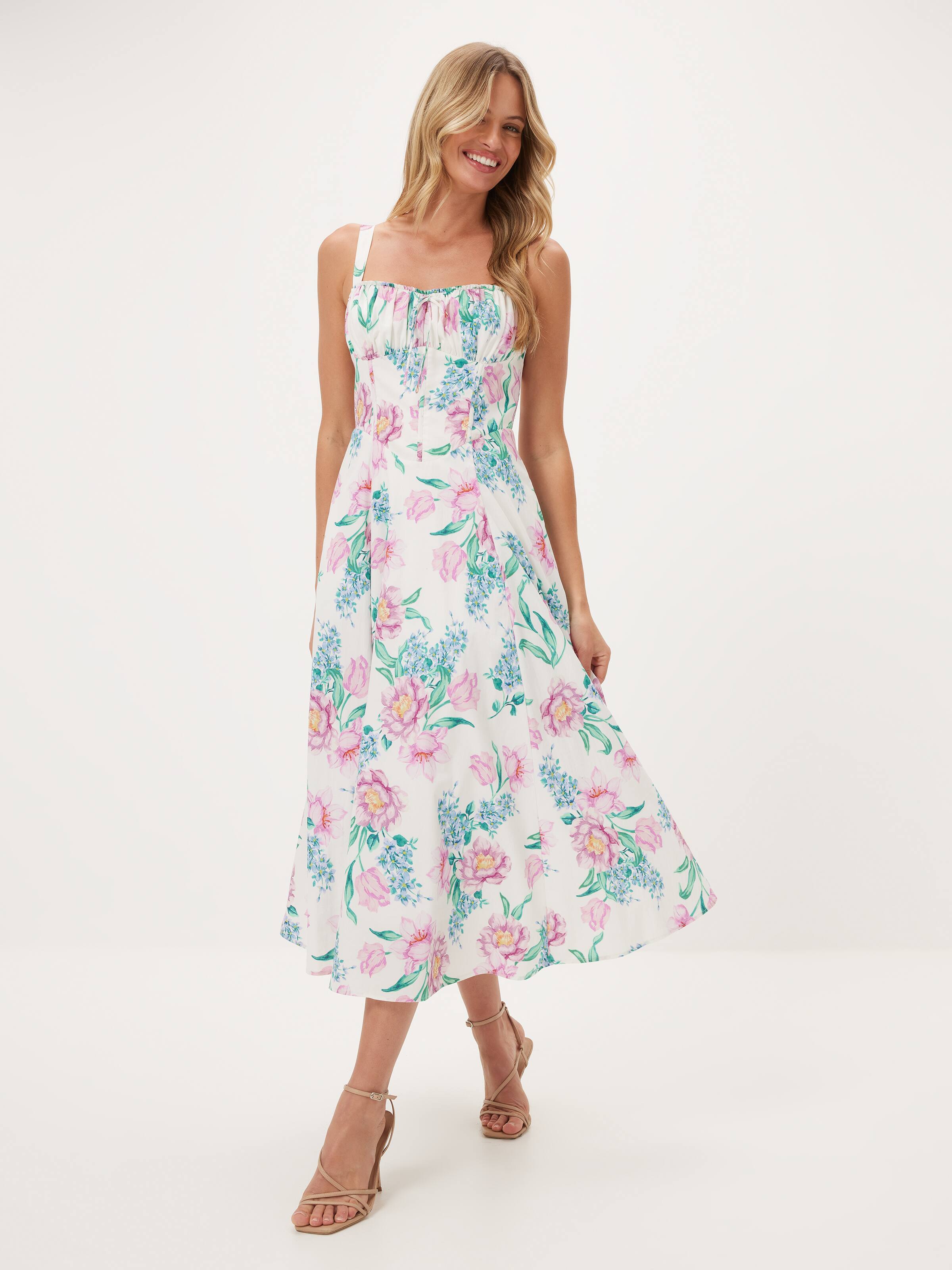 Alexi Corset Midi Dress