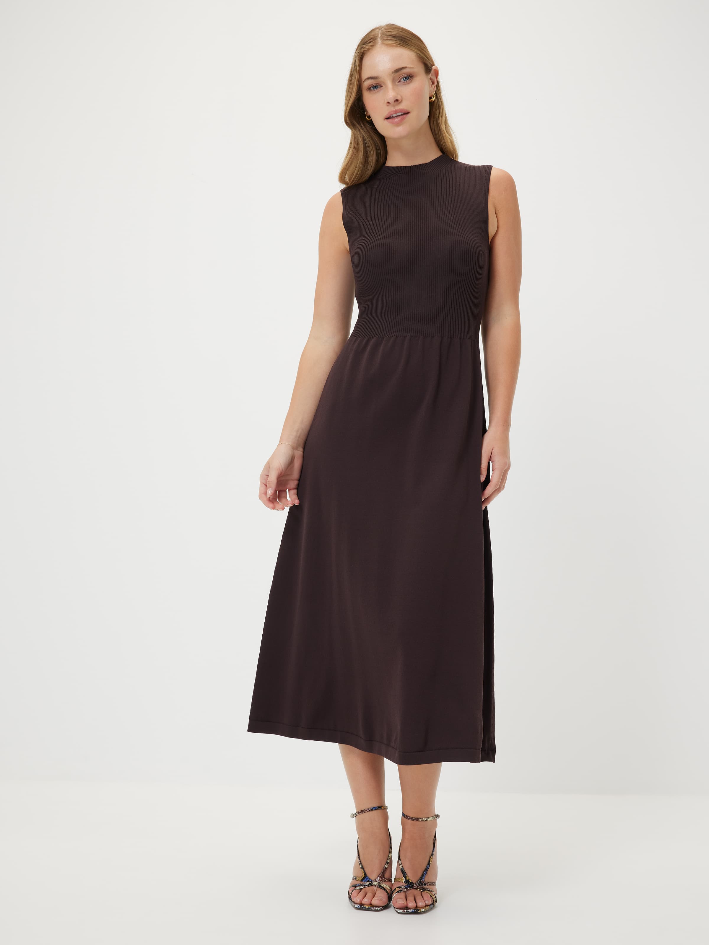 Clara High Neck Knit Dress