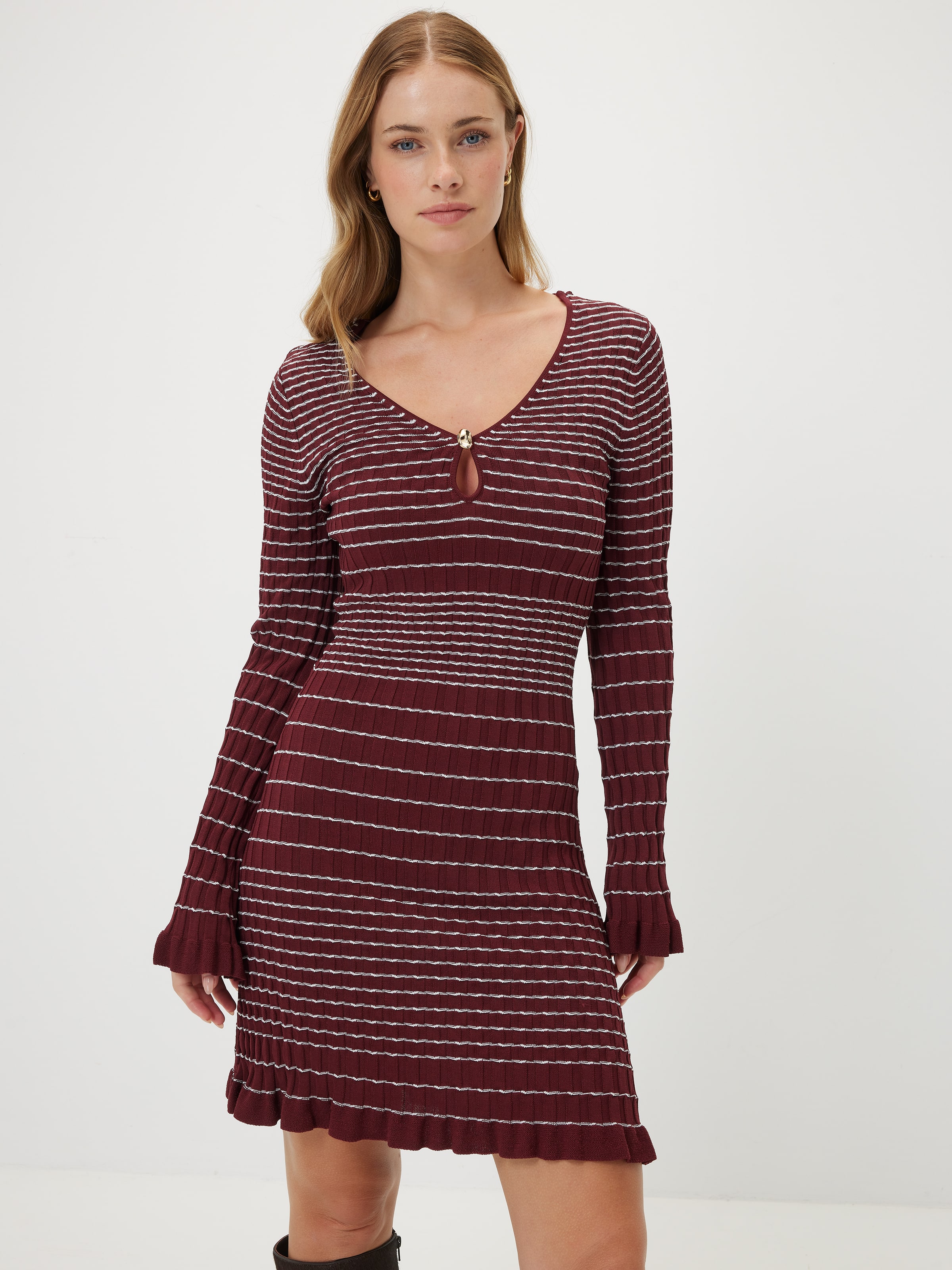 Cleo Twotone Knit Dress