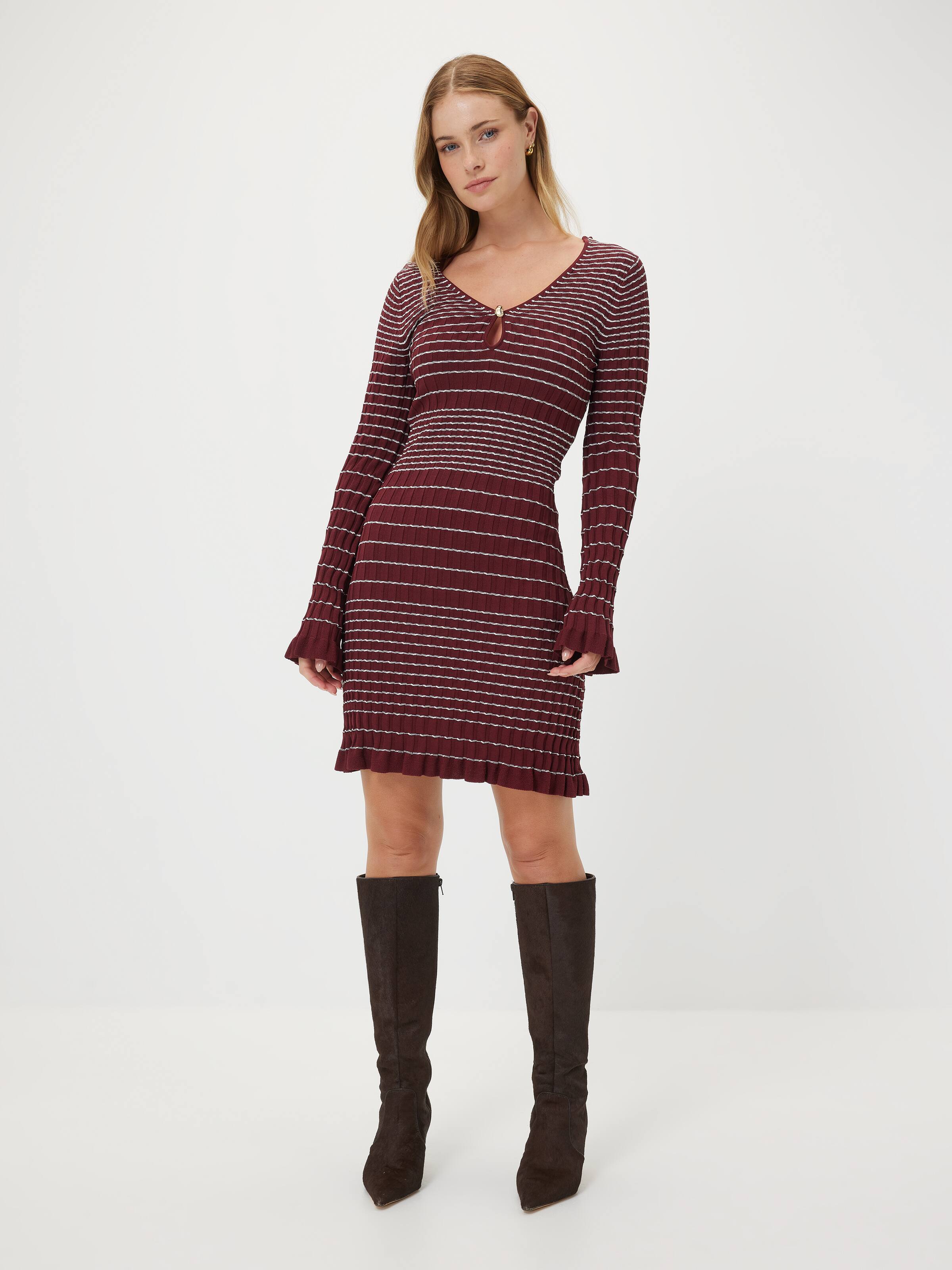 Cleo Twotone Knit Dress