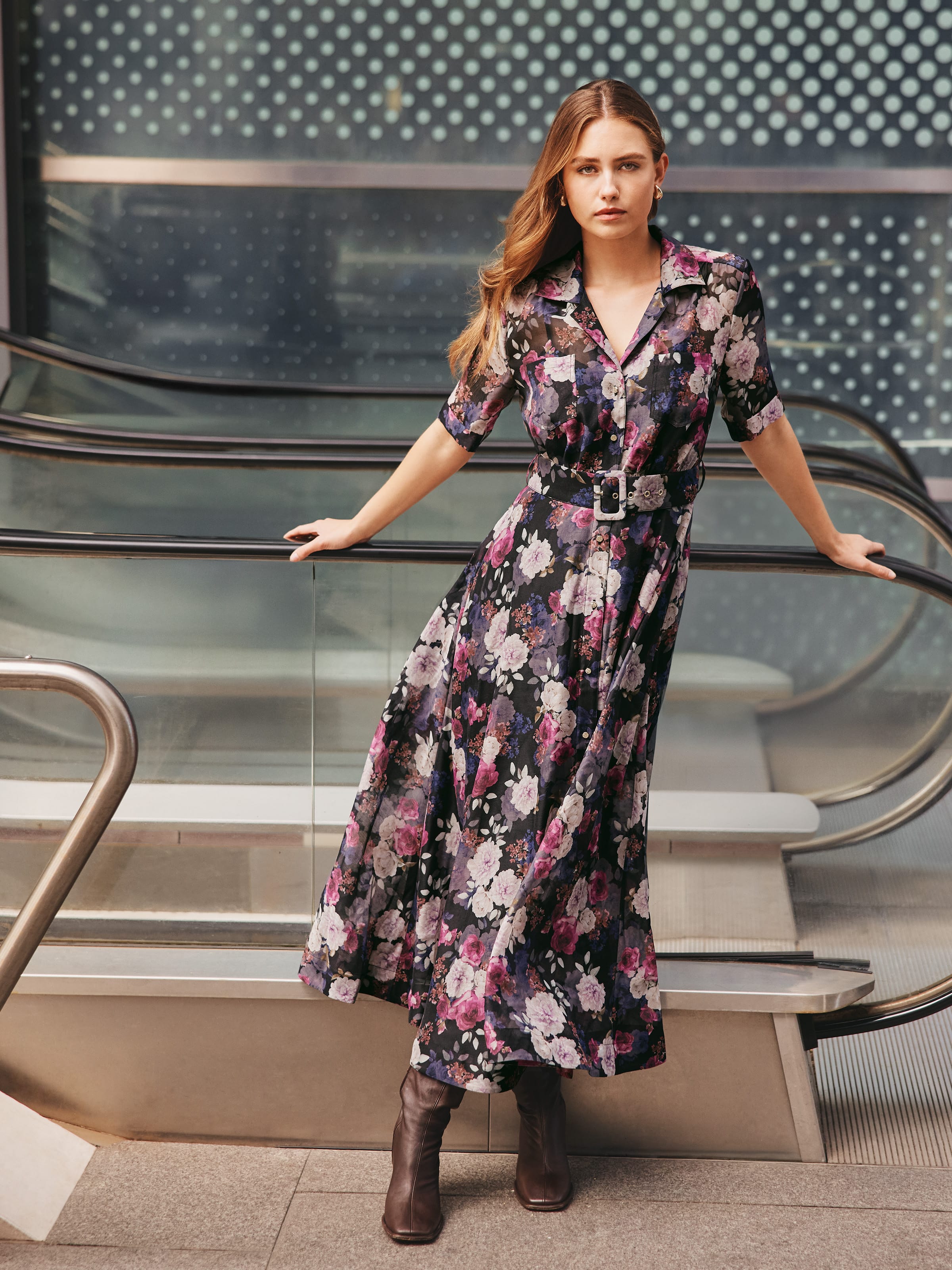 Anastasia Printed Dress