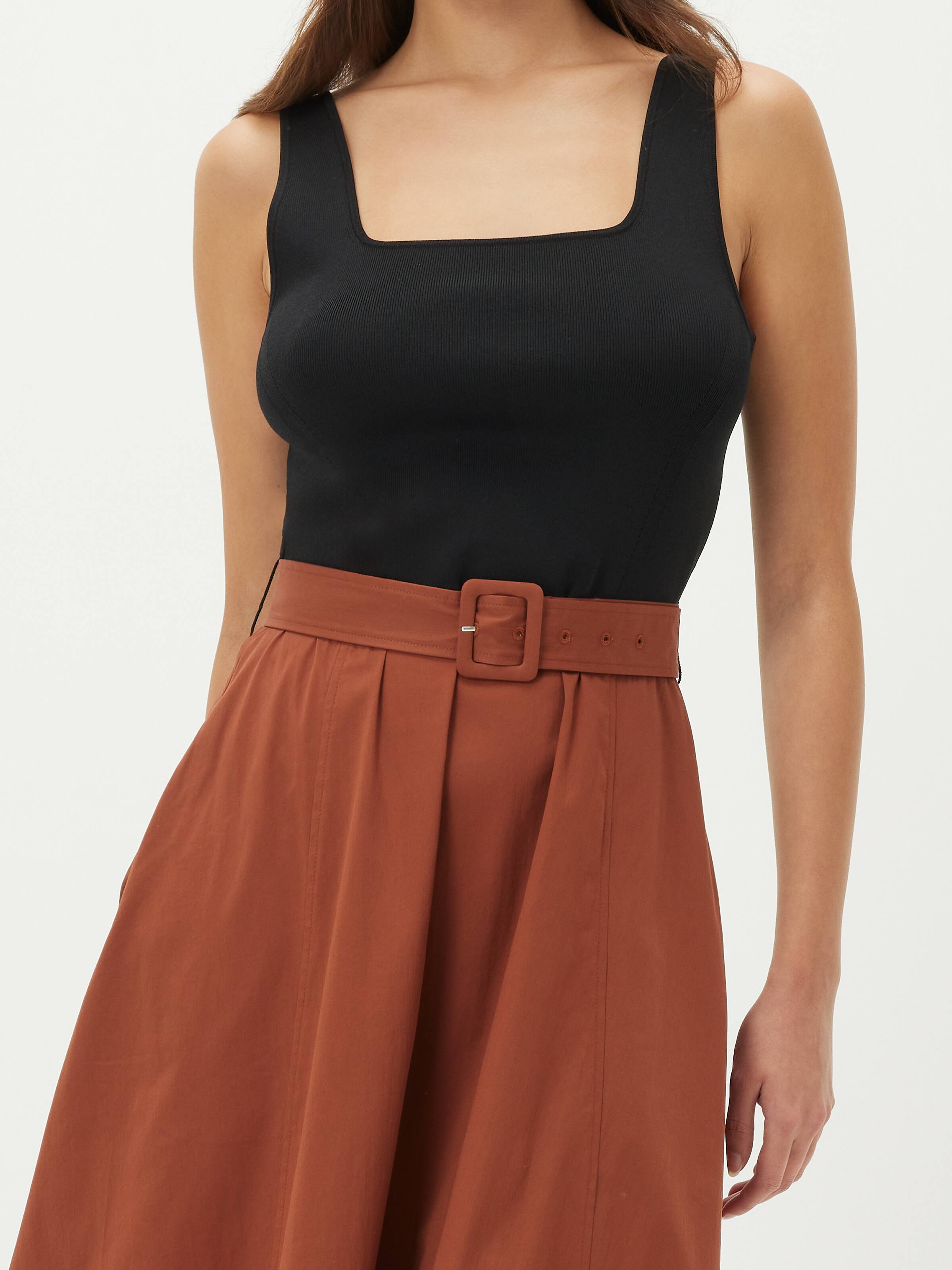 Maddie Mixed Media Dress