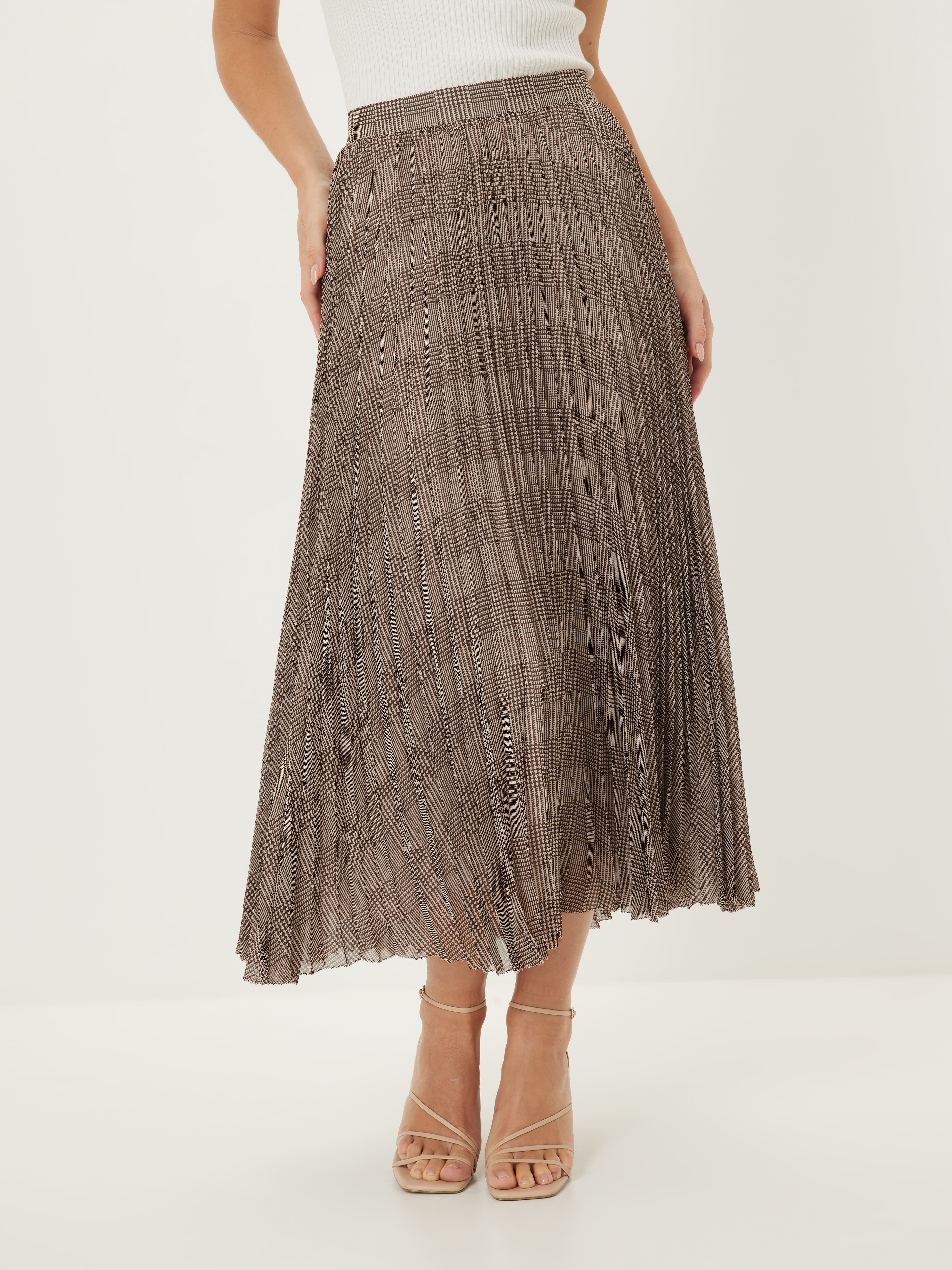 Check It Pleated Skirt                                                                                                          