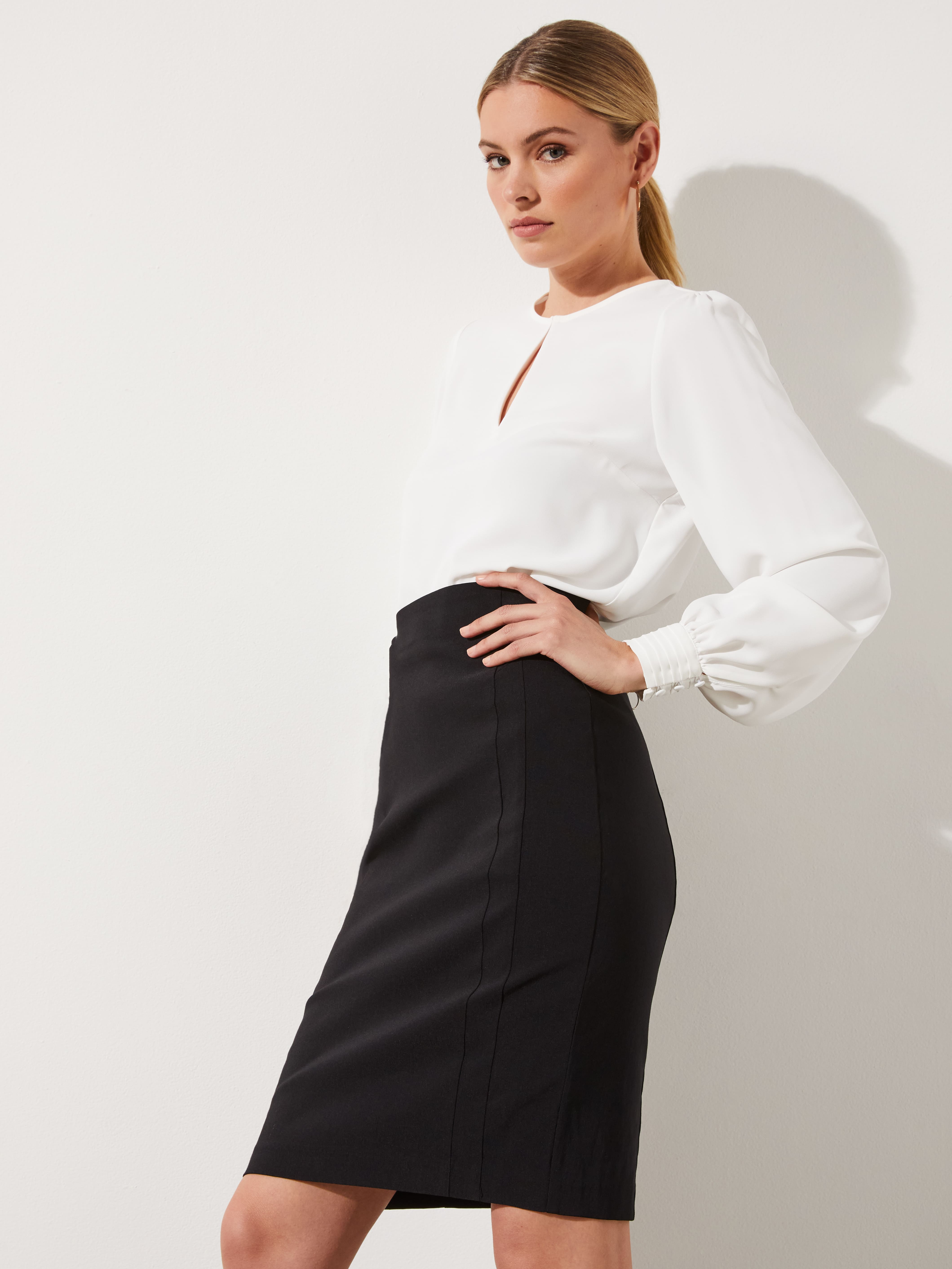Brooklyn Panelled Long Skirt                                                                                                    